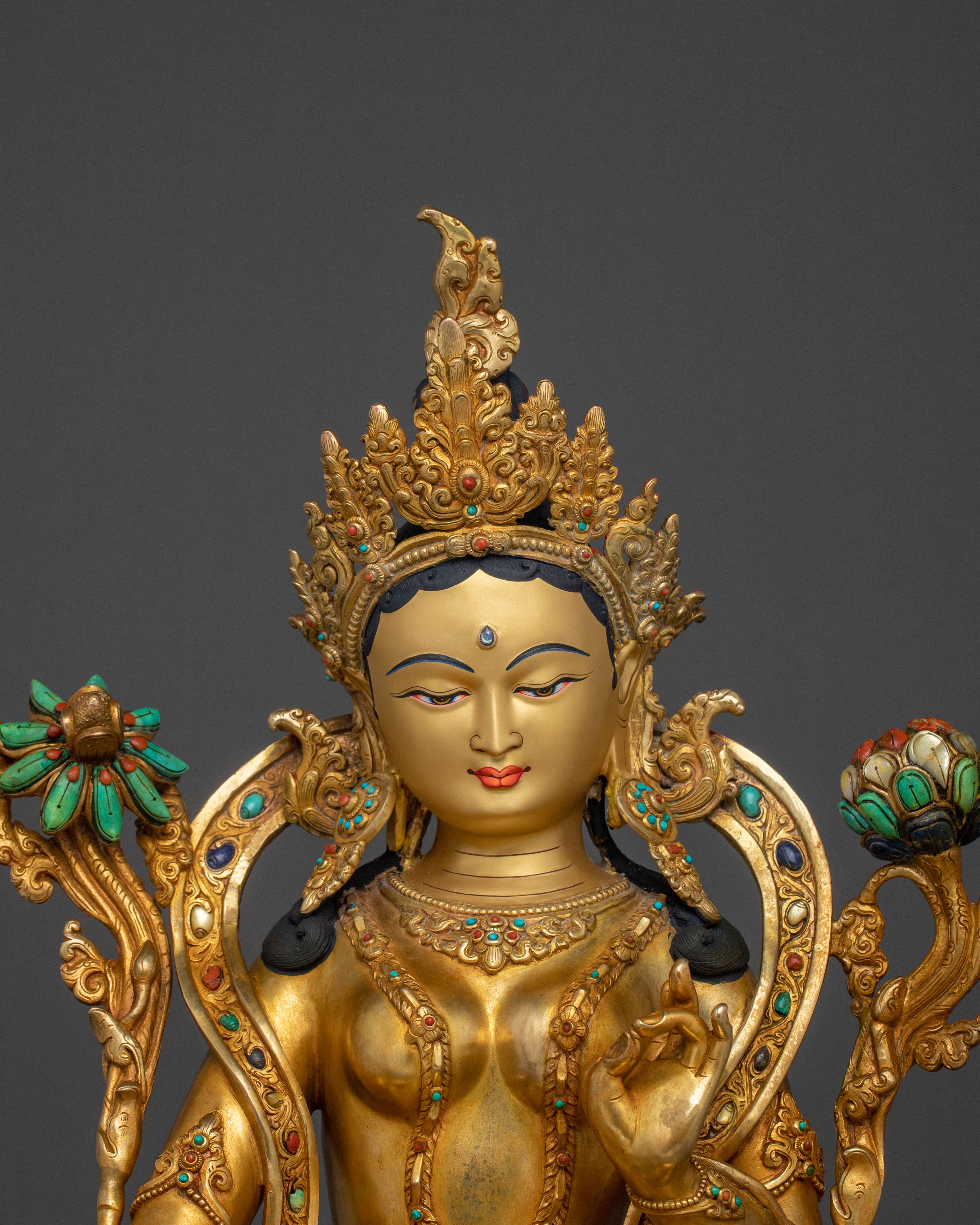Sacred Goddess Green Tara Statue | Symbol of Compassion