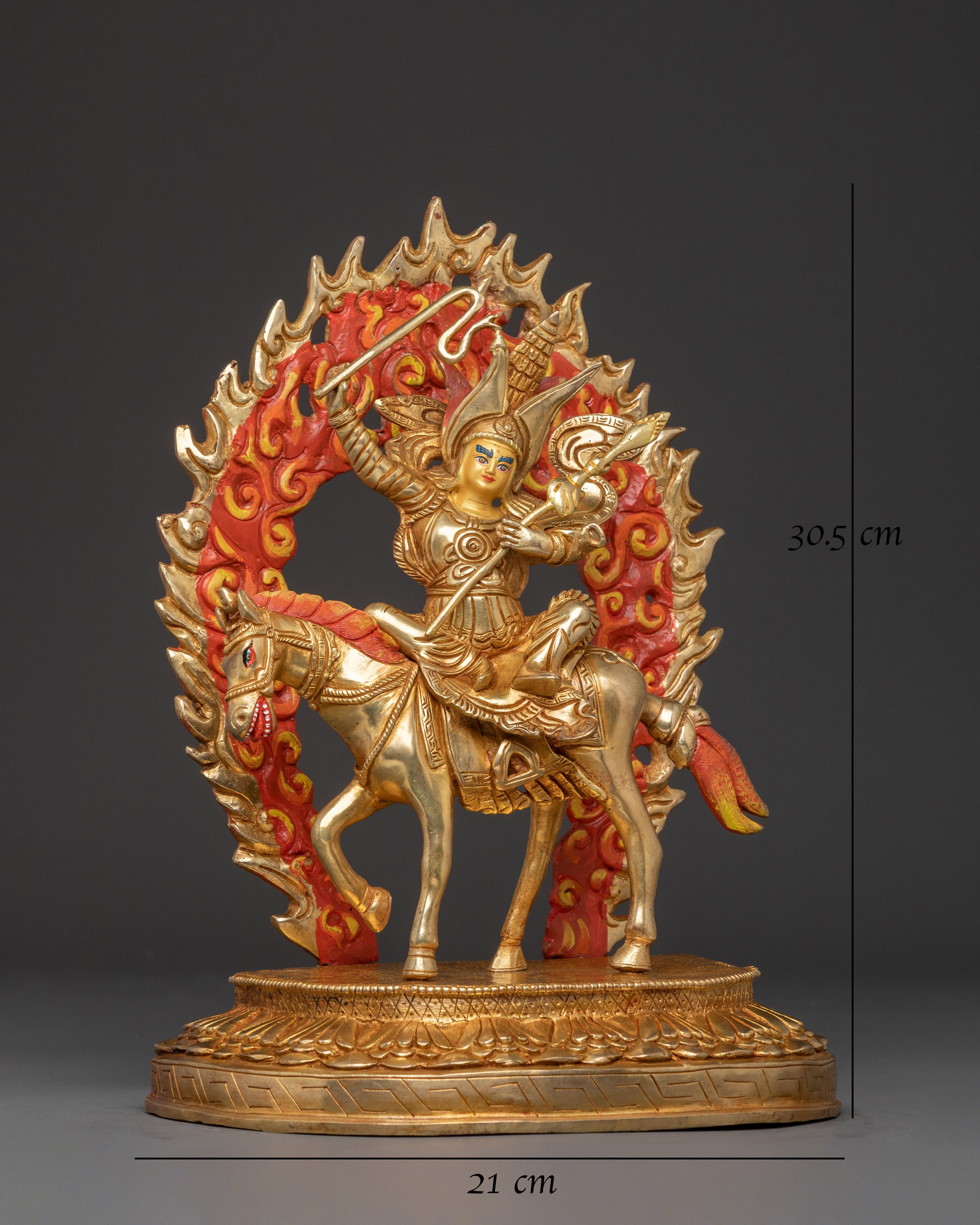 King Gesar Spiritual Protection Statue | Sacred Decor