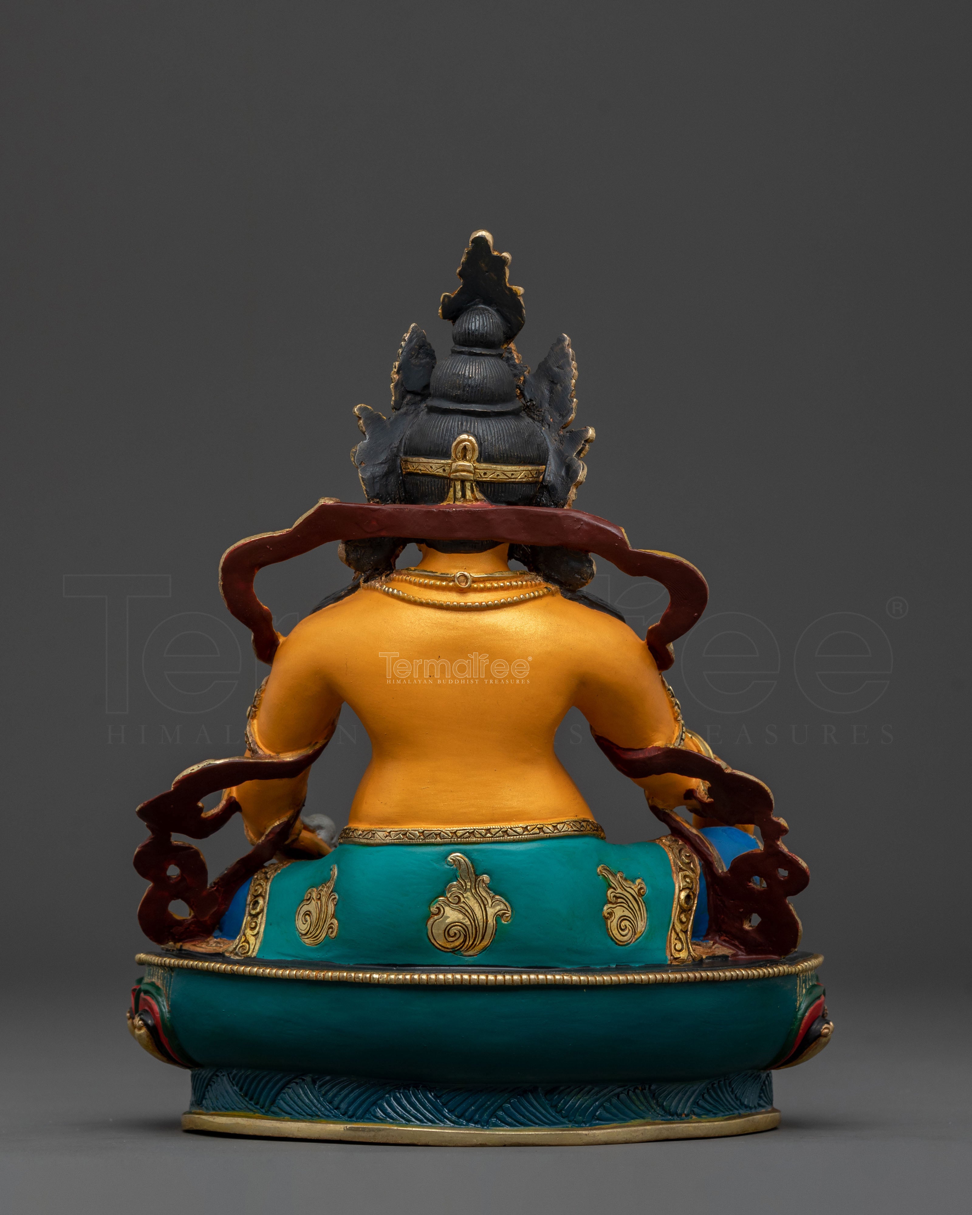 Golden Dzambhala Traditional Statue | Wealth God