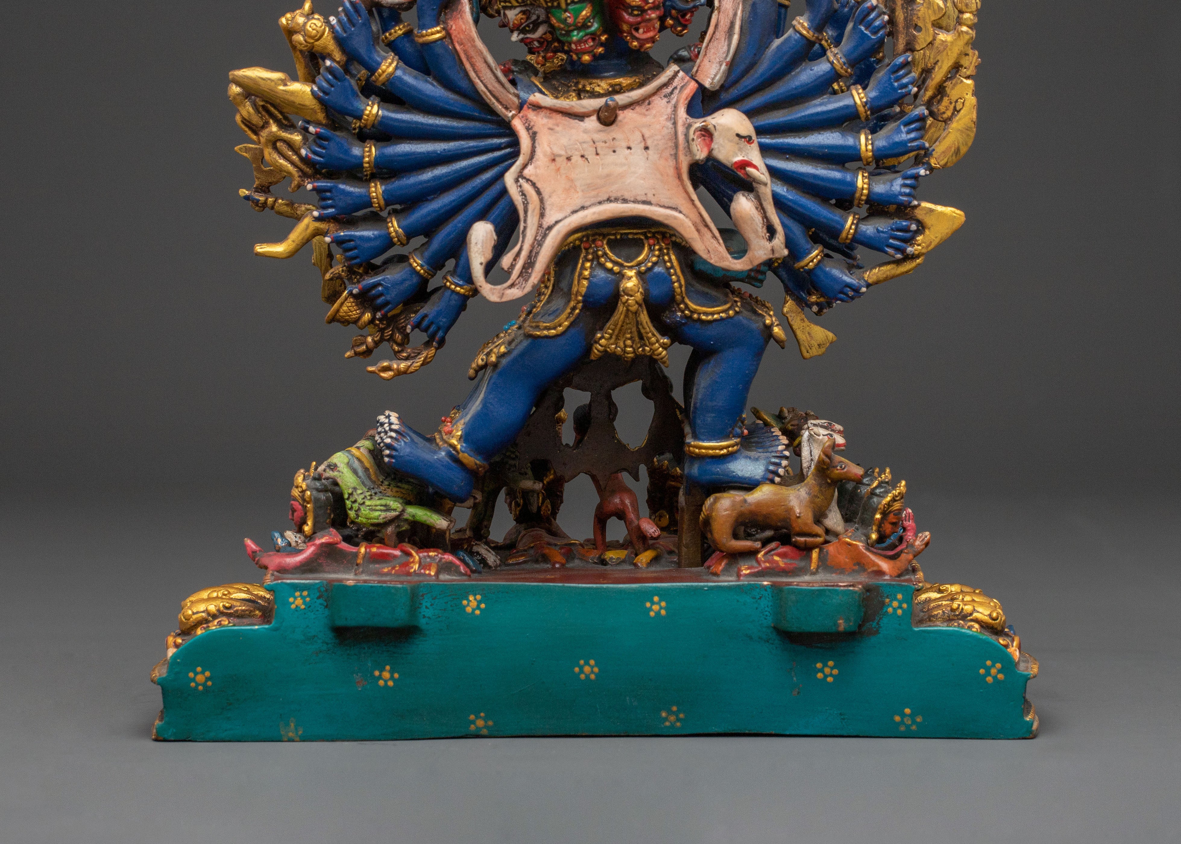 Guardian Yamantaka Statue With Consort | Protector Icon