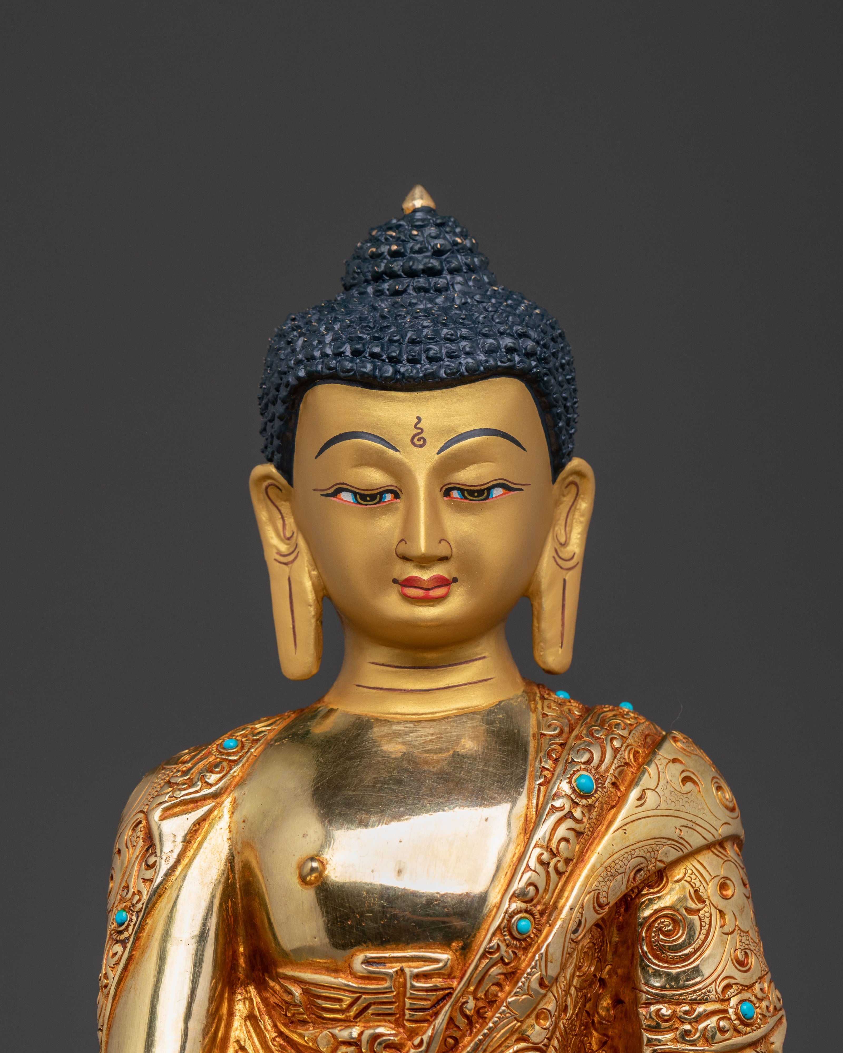 Shakyamuni Buddha Handcrafted Copper Statue