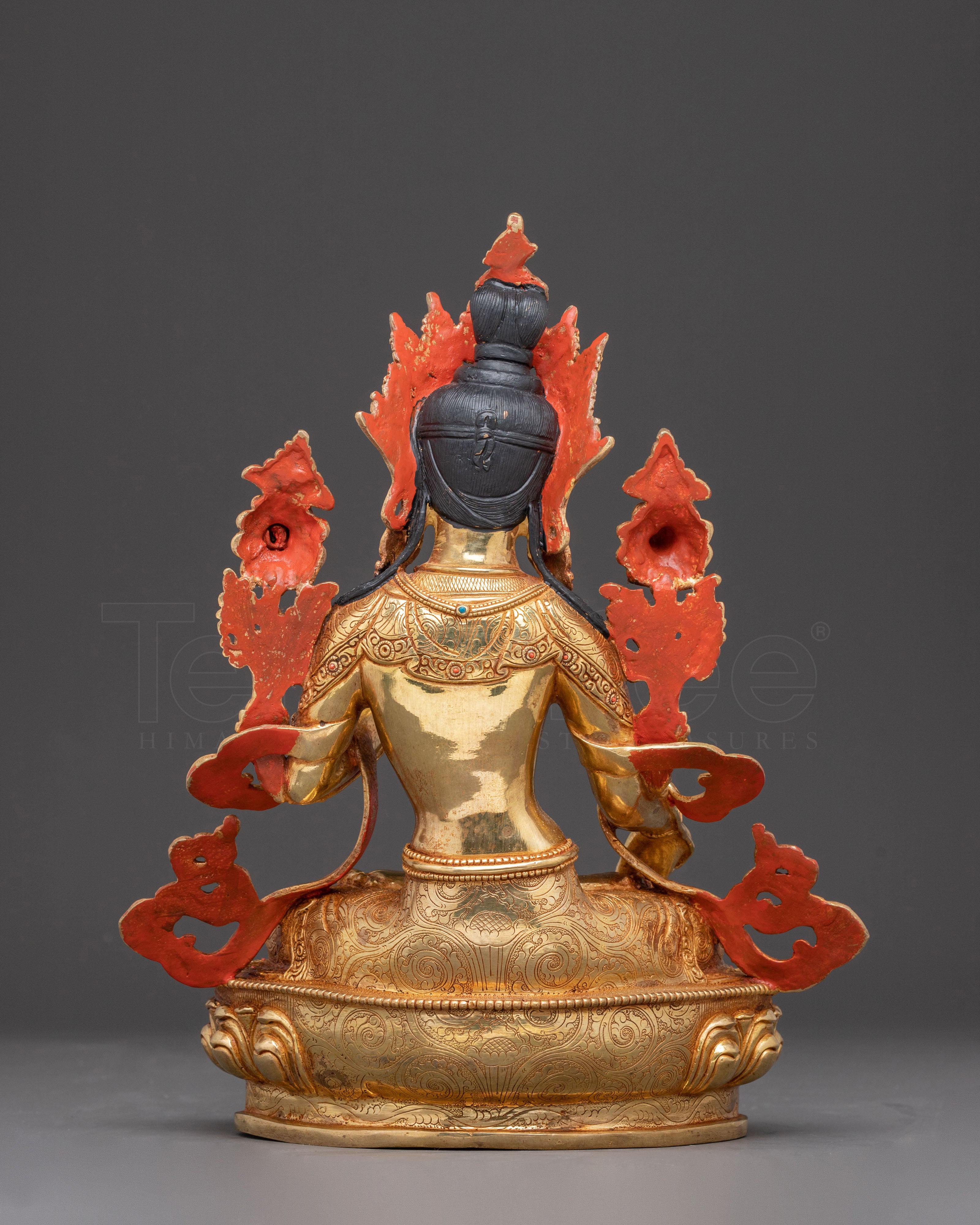 Handcrafted Figurine of White Tara Healing Goddess