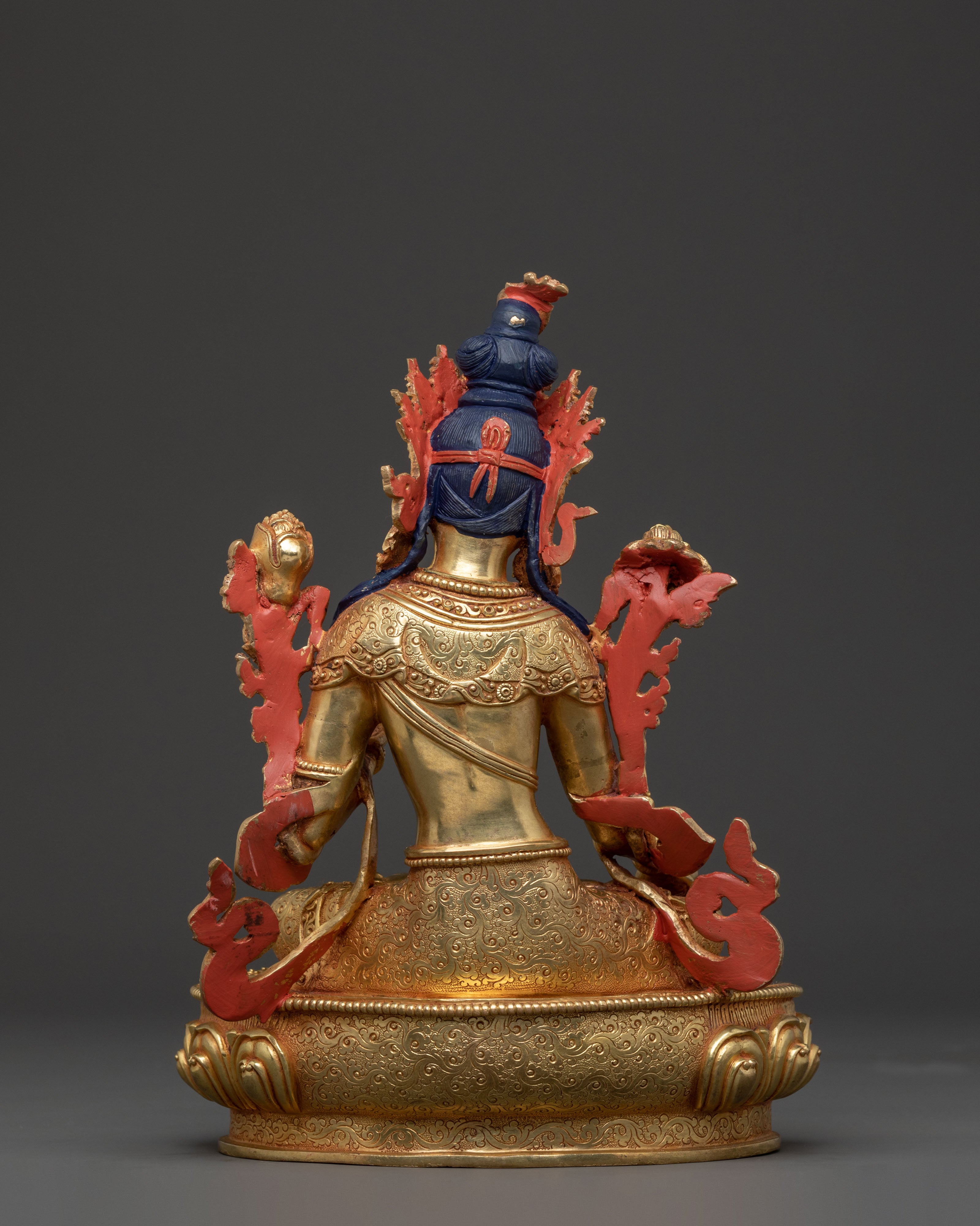 White Tara Longevity Statue – Handcrafted Gilded Copper