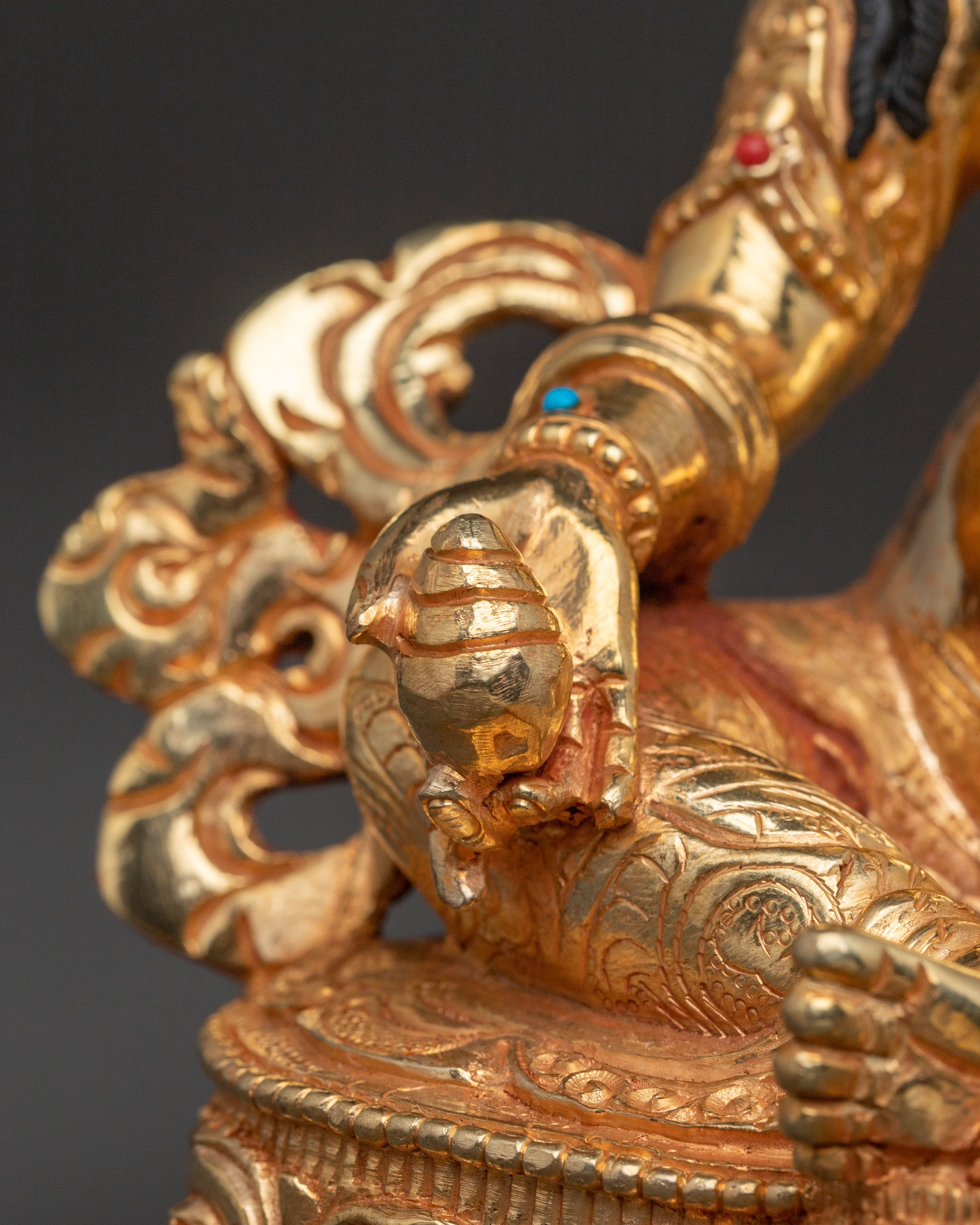 Lord Dzambhala Abundance Statue | Altar Decor