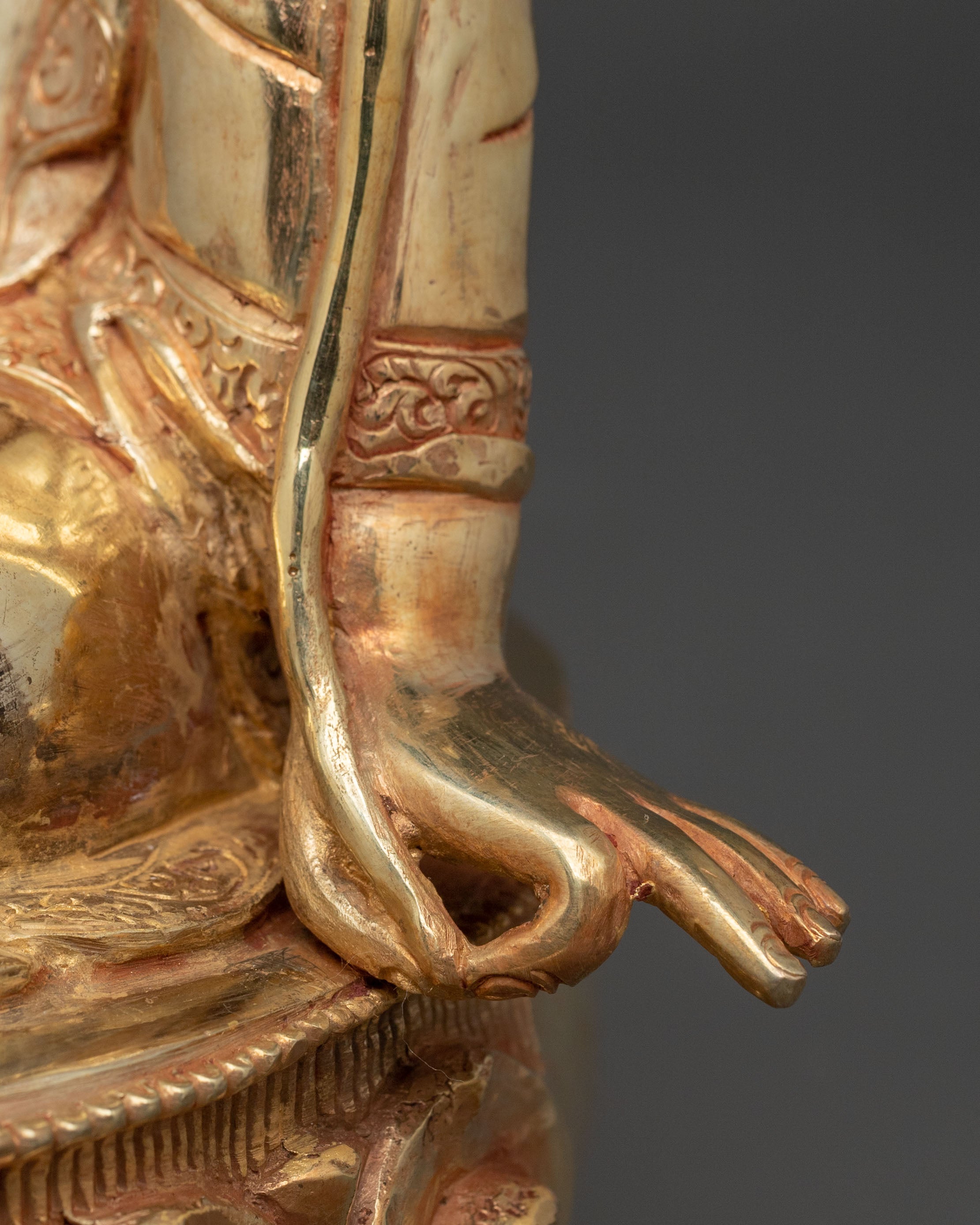 Jigme Lingpa Statue | Handmade Himalayan Altar Decor Sculpture