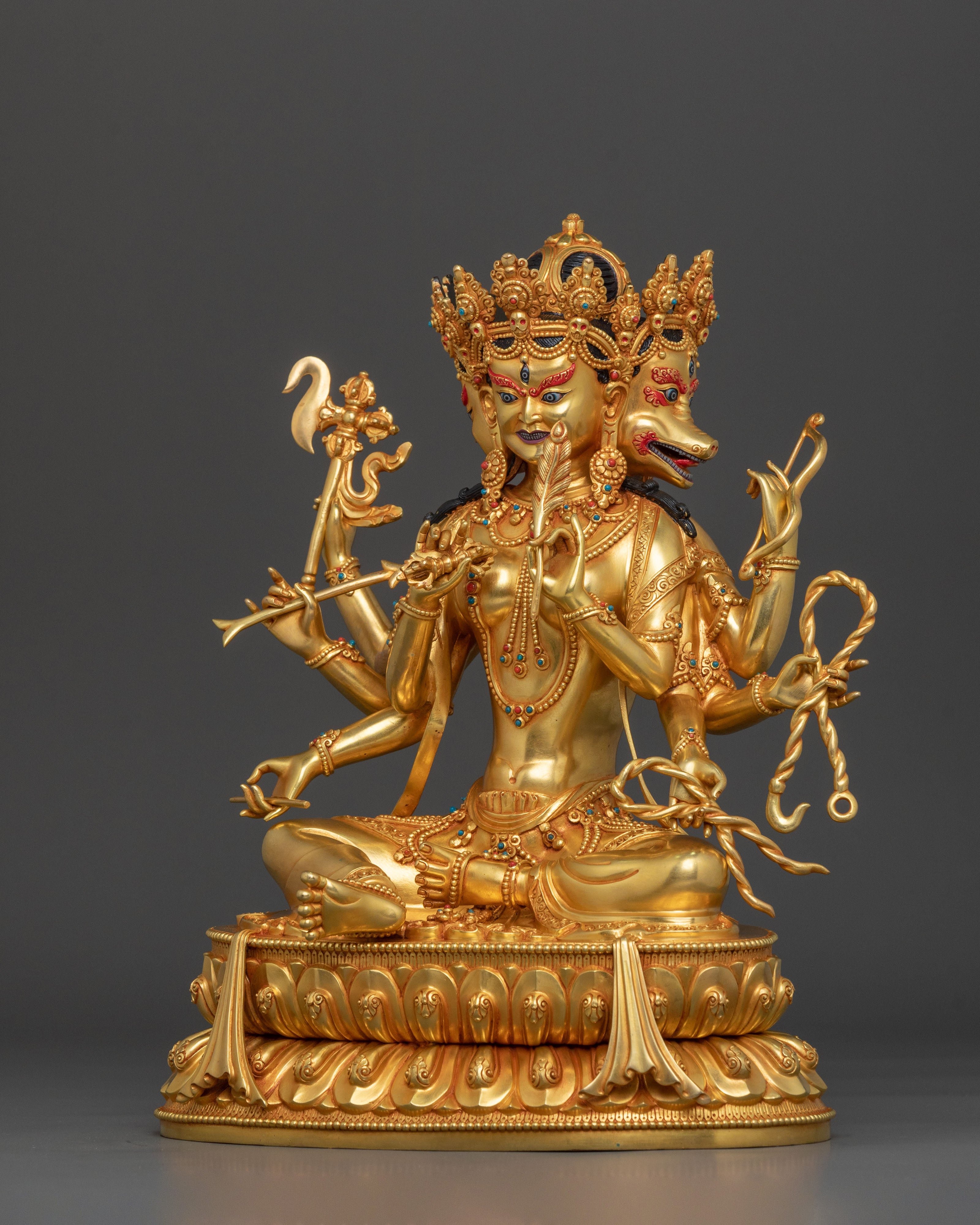 Marici Sacred Goddess Statue | Tibetan Buddhist Figurine