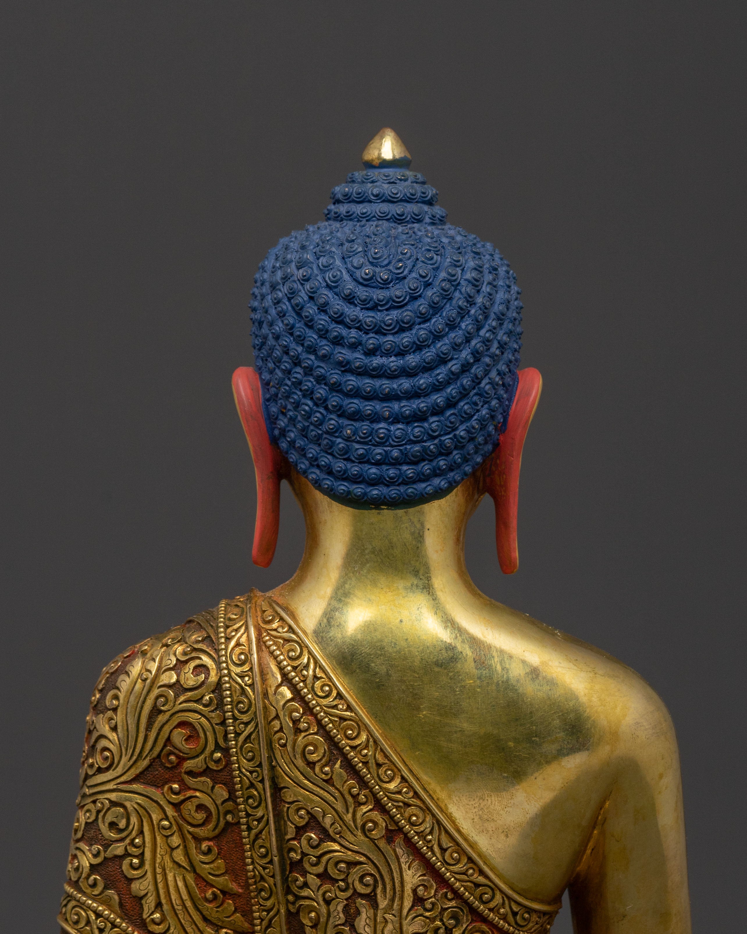 Handmade Shakyamuni Buddha Dharma Statue for Altars
