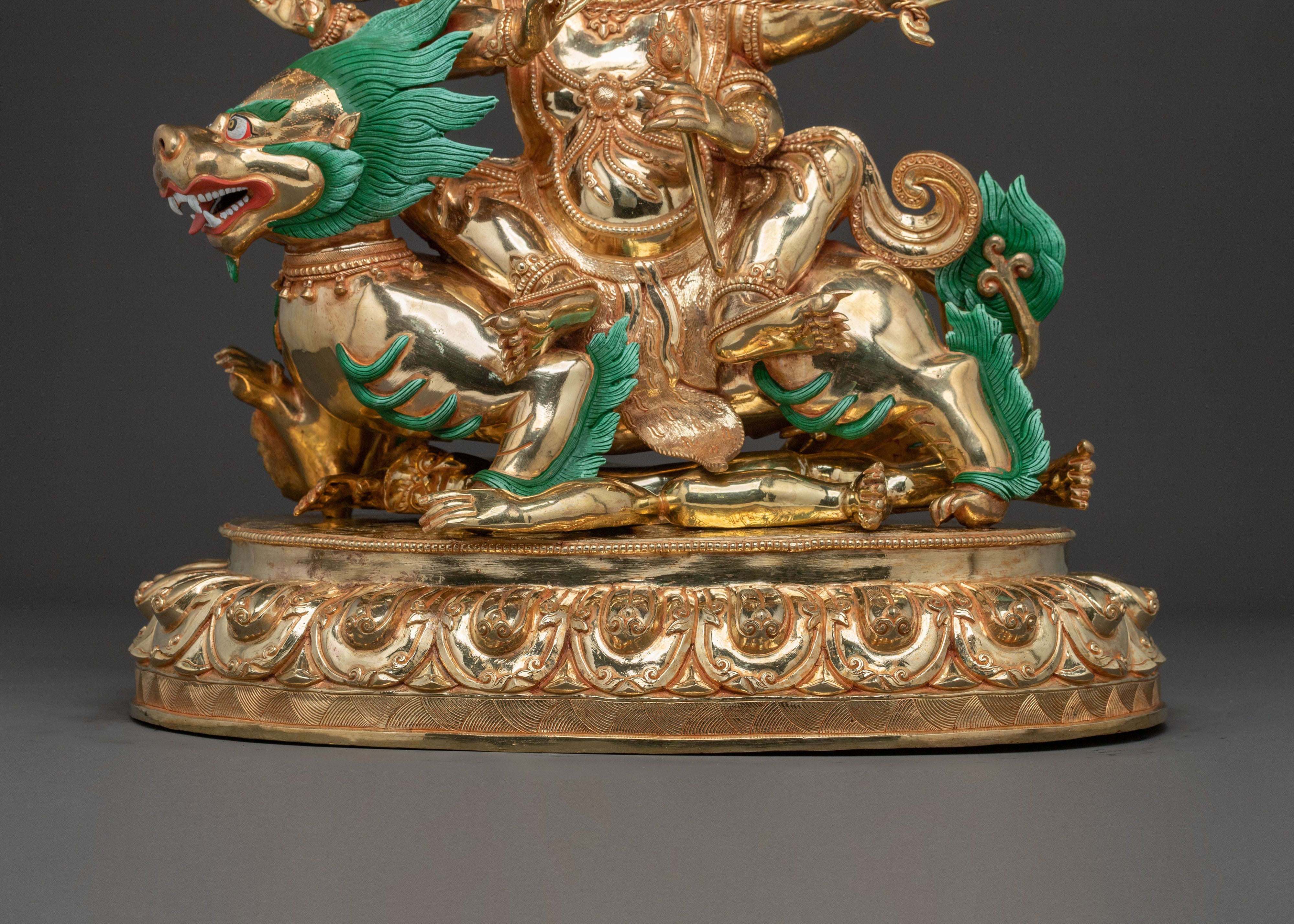 Pehar Gyalpo Sacred Figurine | Tibetan Dharma Protector Deity