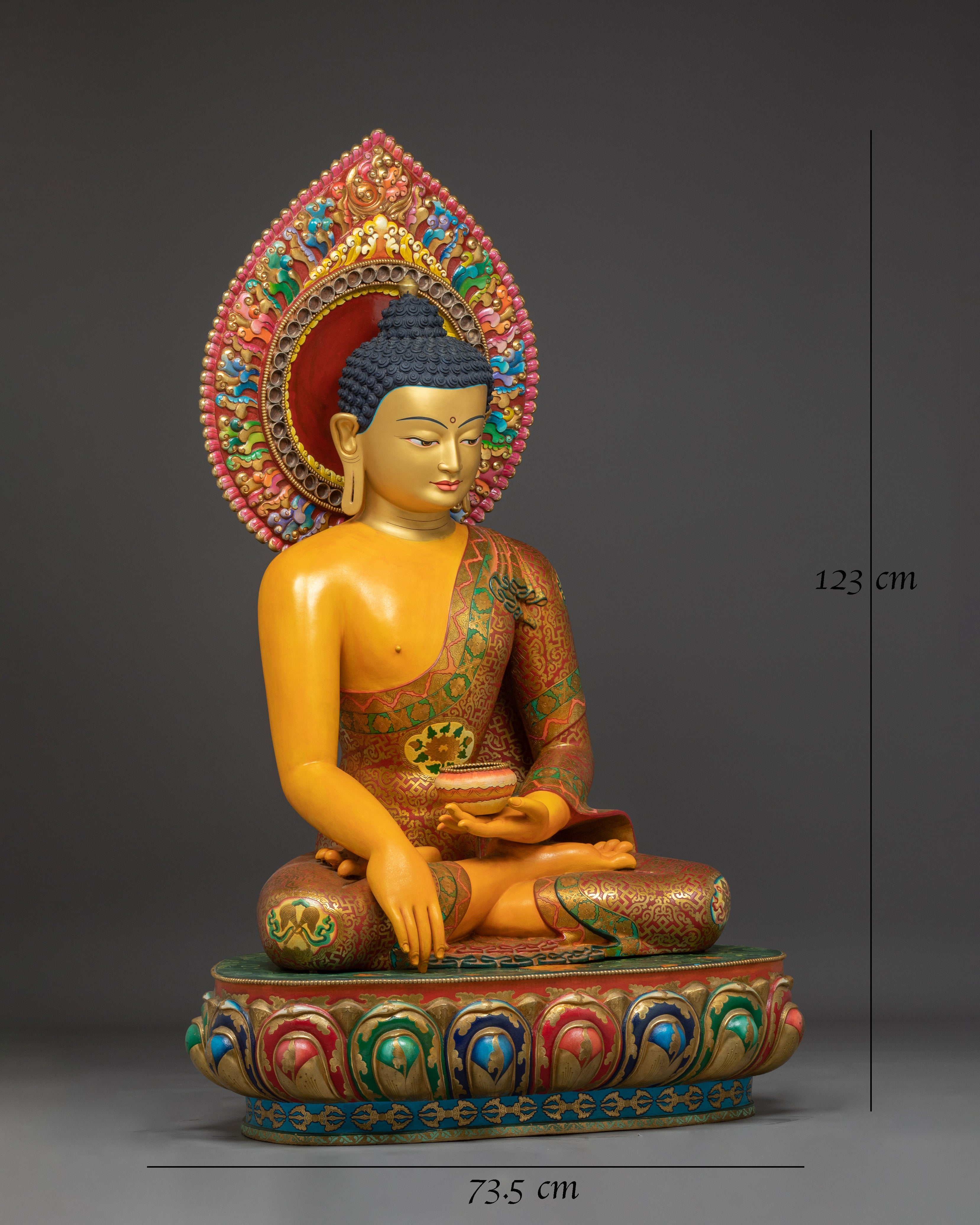 Divine Shakyamuni Buddha: Traditional Statue