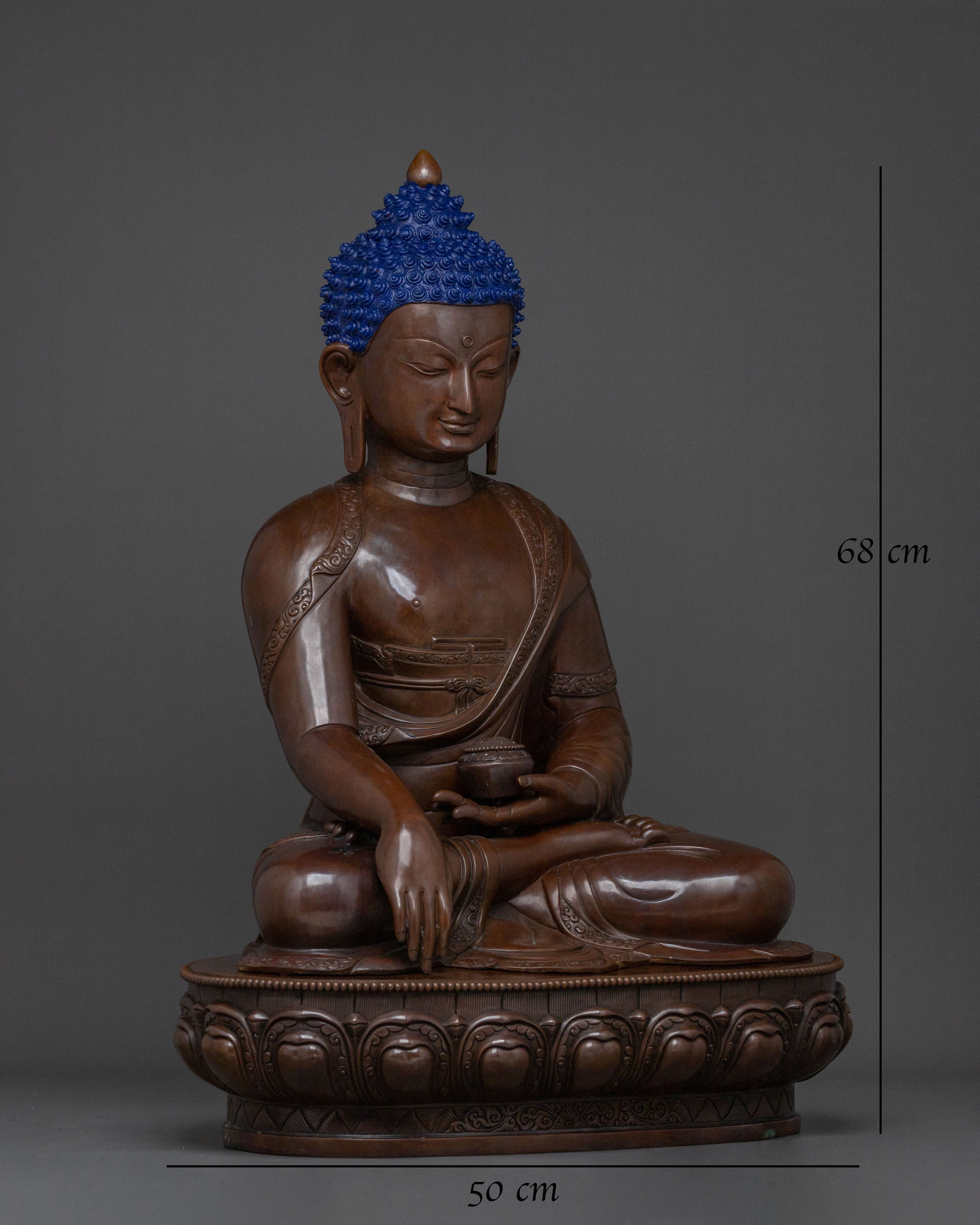 Buddhist Shrine Shakyamuni Buddha Statue | Symbol of Wisdom