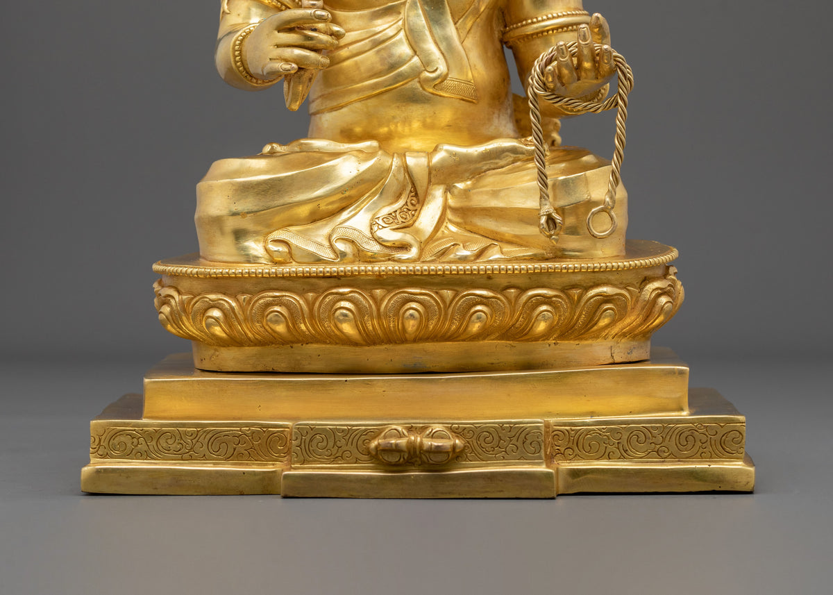 Yamraj Statue | 24K Gold Gilded Guardian Figurine