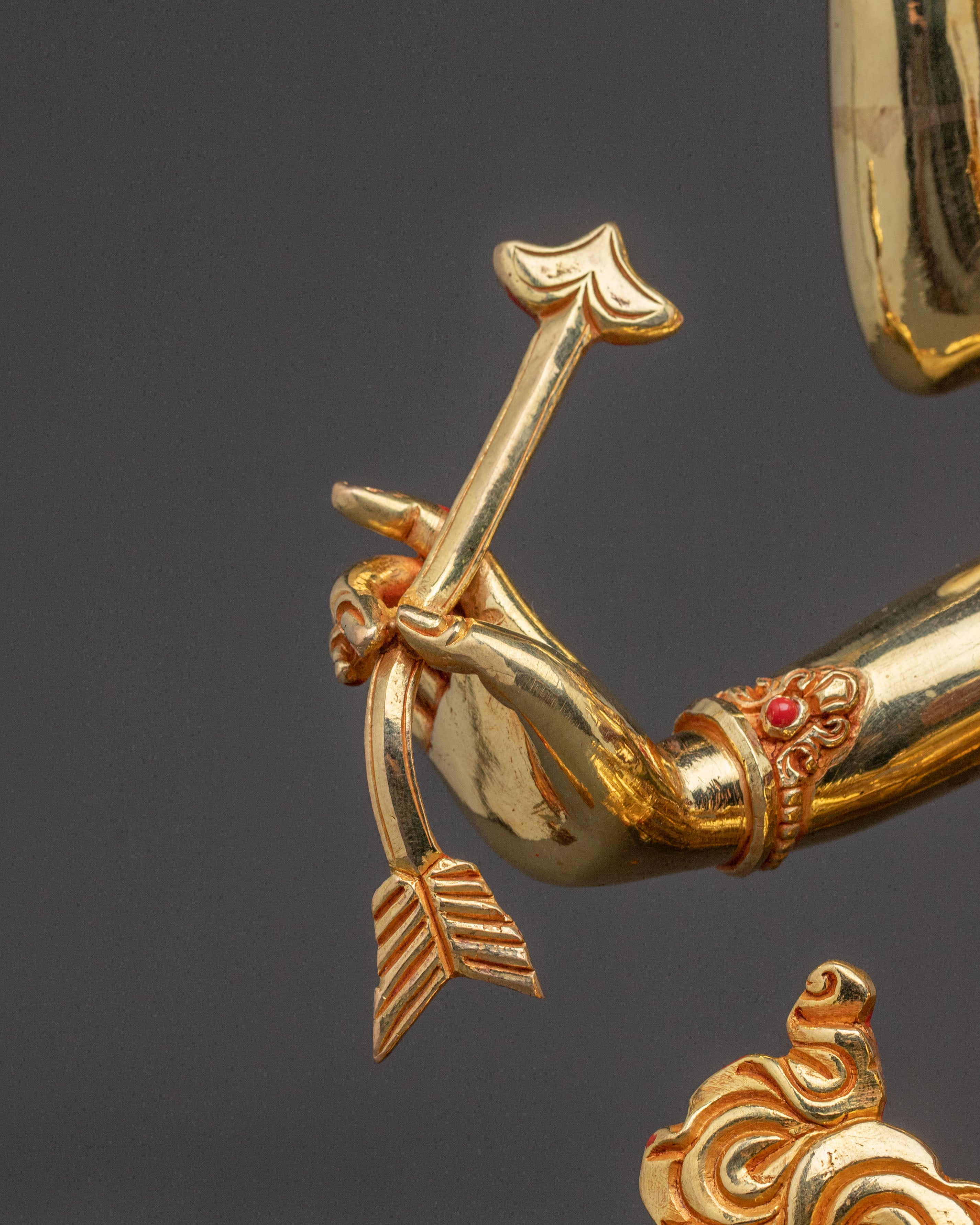 Namgyalma Copper Handcrafted Statue | 24K Gold Gilded Statue