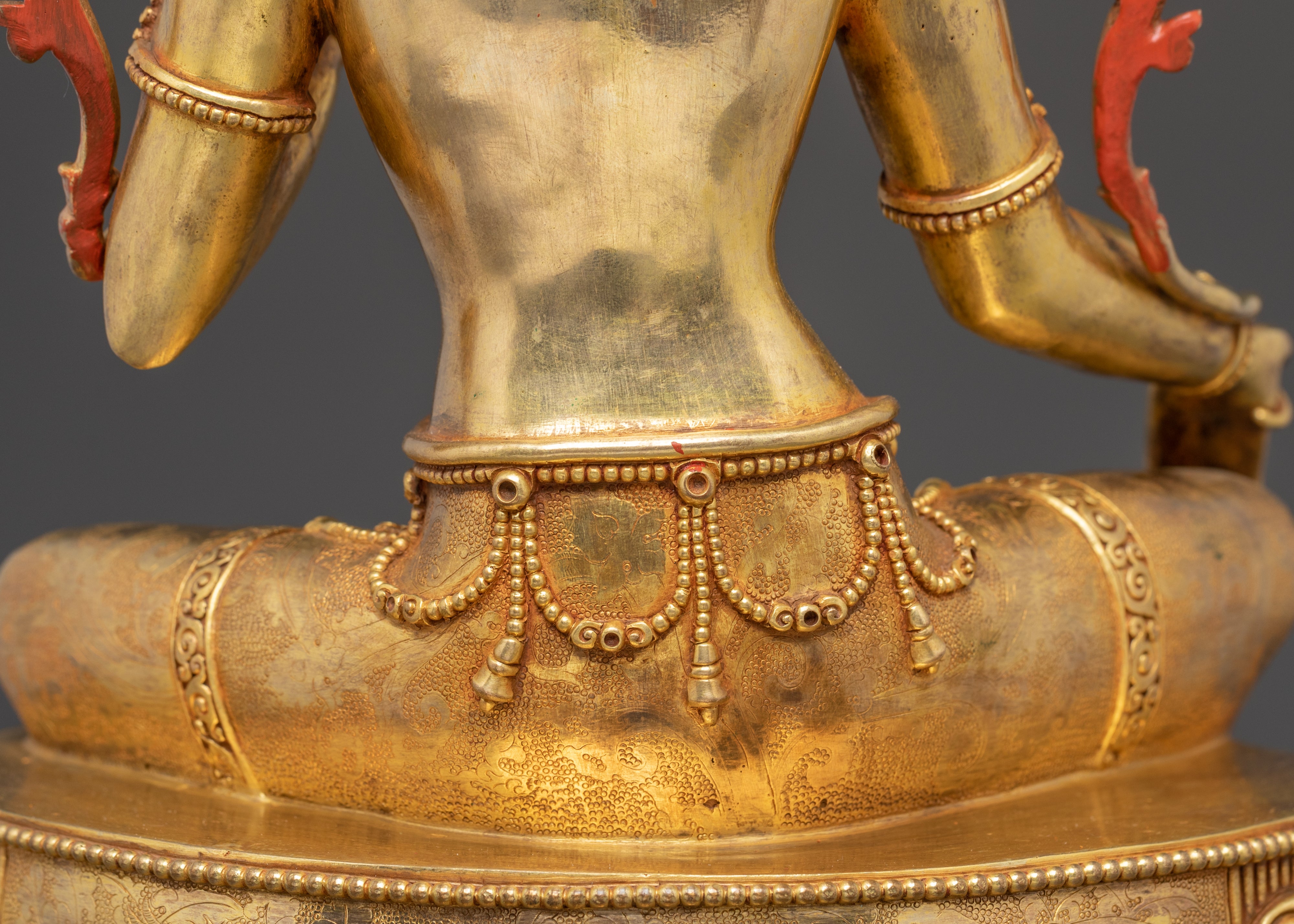 Handmade Golden Statue of Mother Shyama Tara | Symbol of Liberation