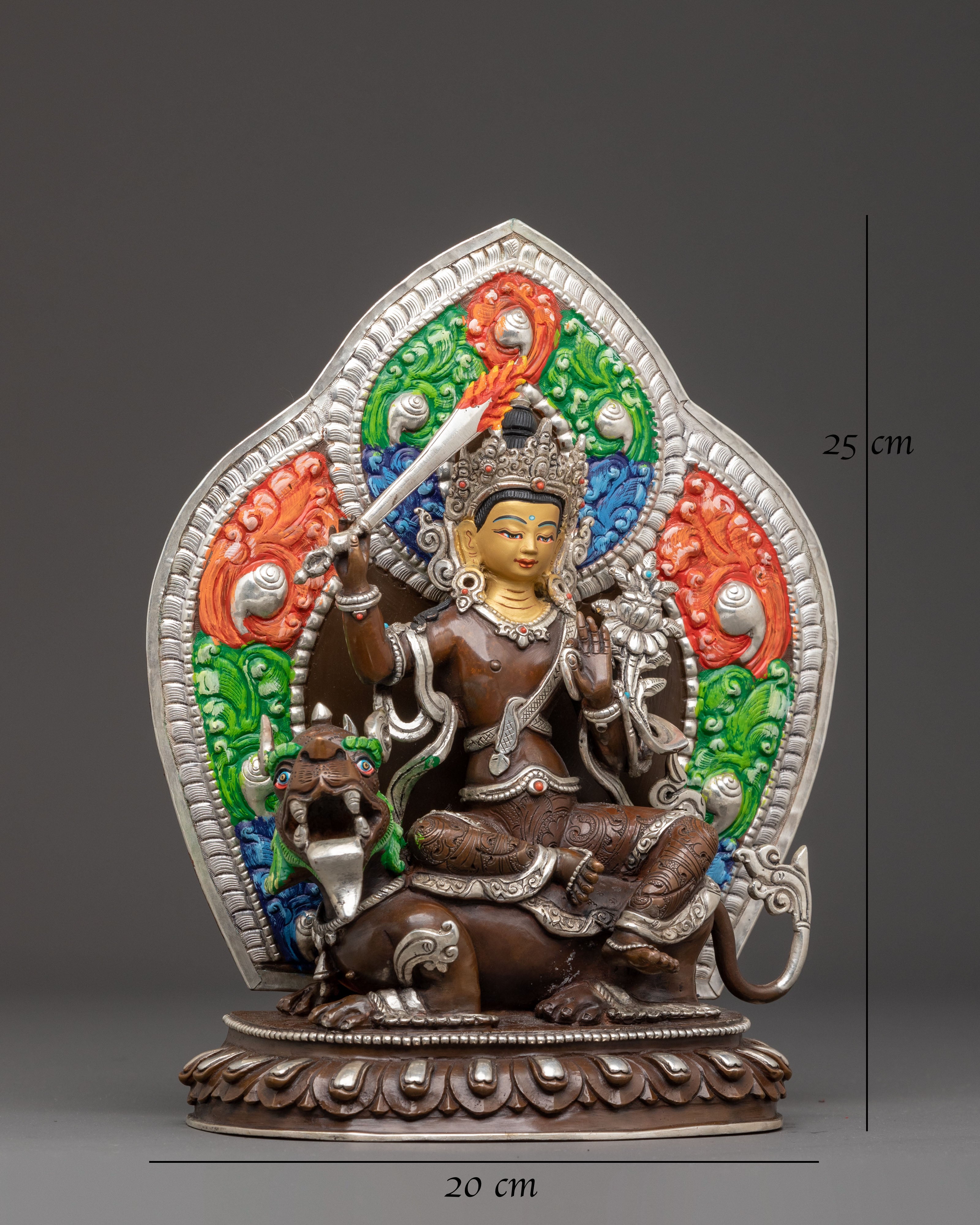 Statue of Simhanada Manjushri