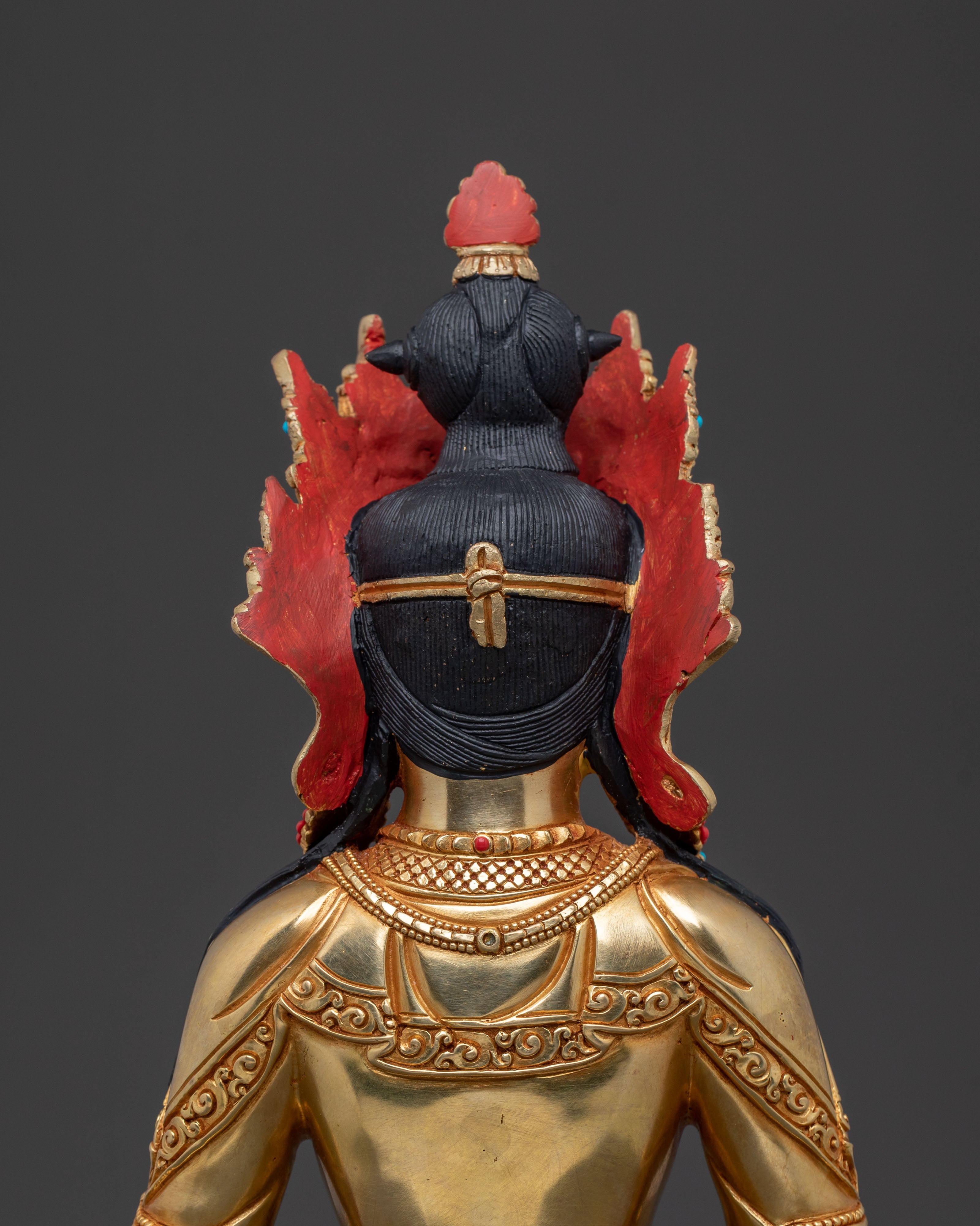 Longevity Figurine Amitayus | Sacred Buddhist Altar Decor