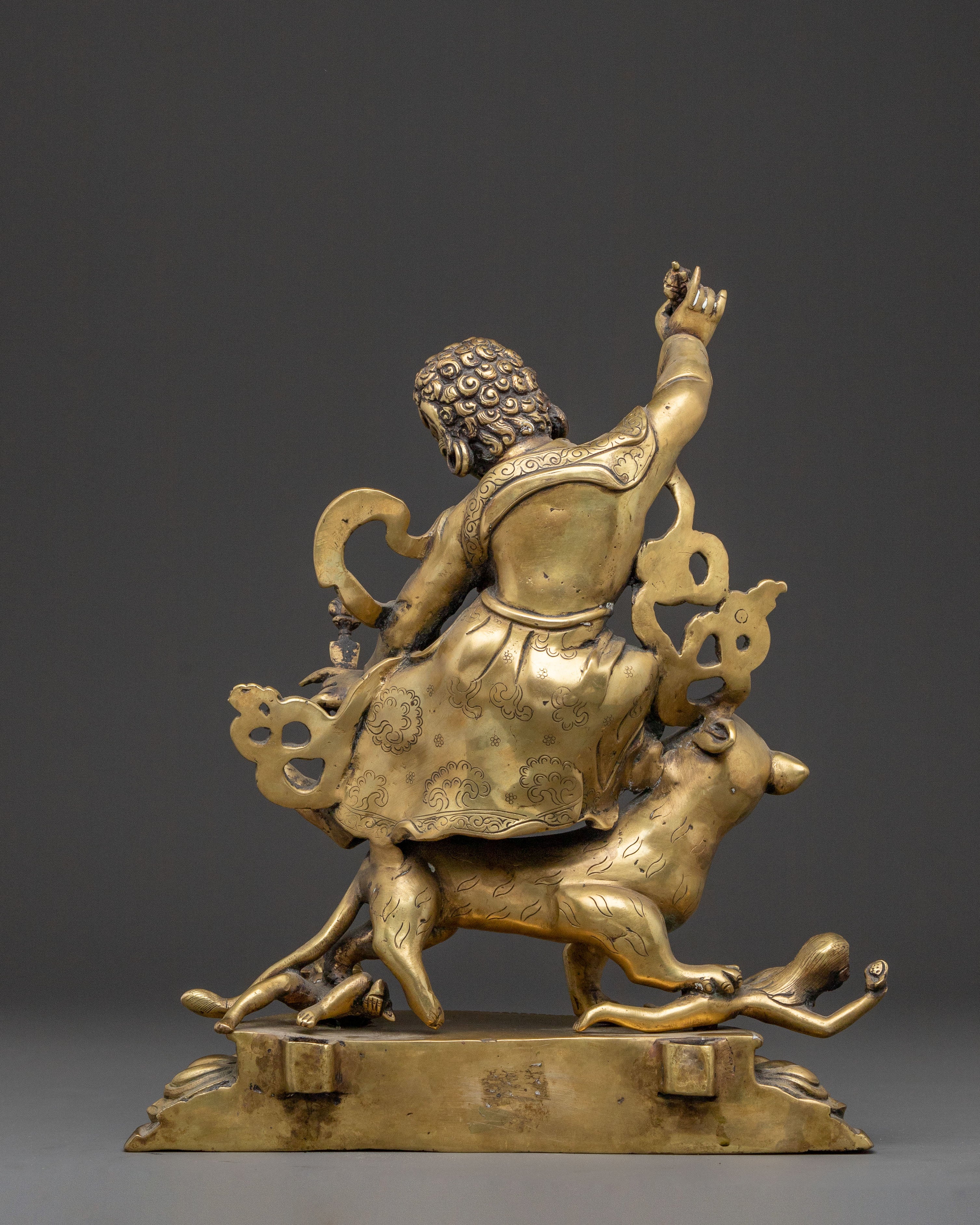 Dorje Drollo Protector Statue | Bronze Craftsmanship