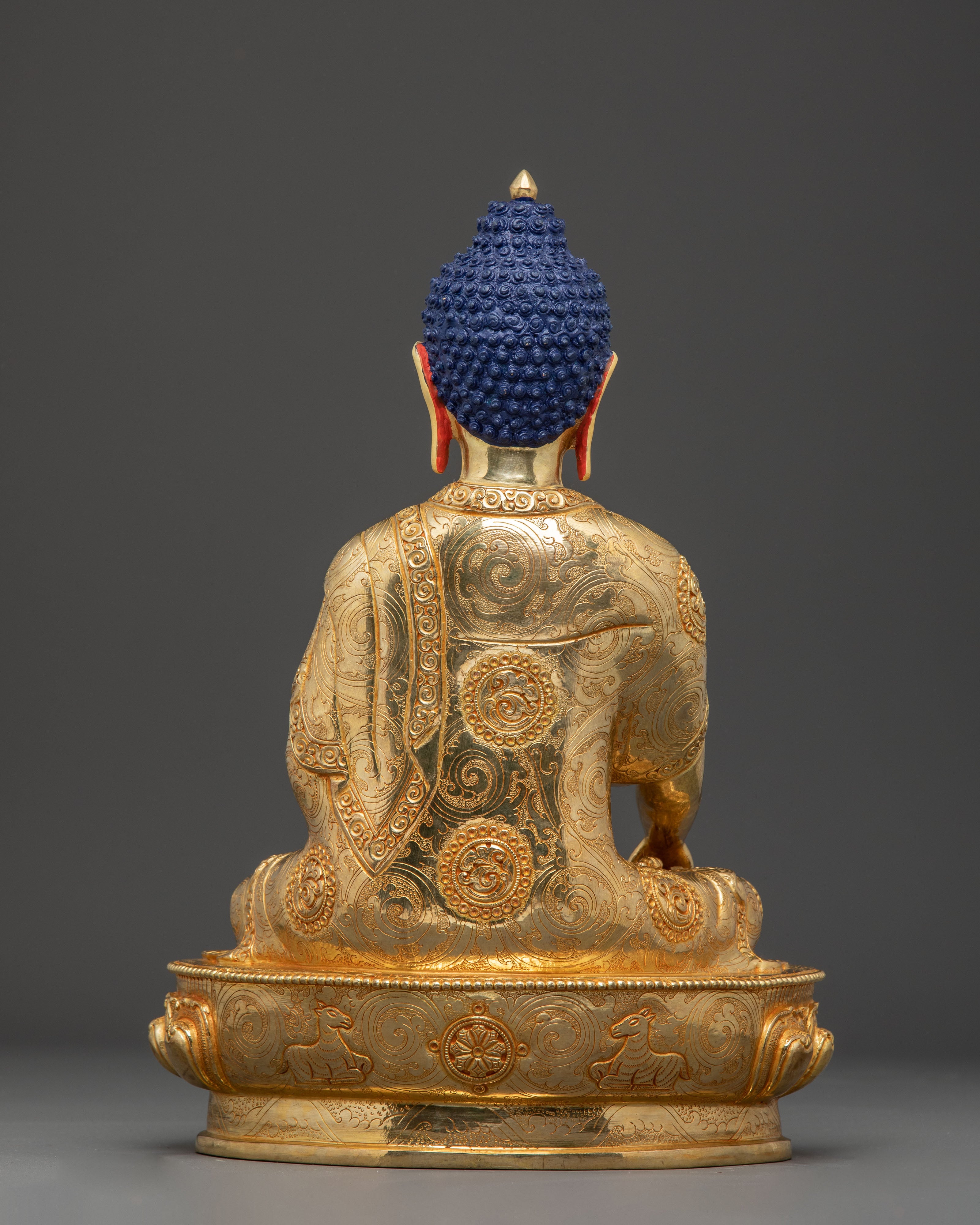 Enlightened Gautama Buddha 24k Gold-Glided Statue | Home Decor