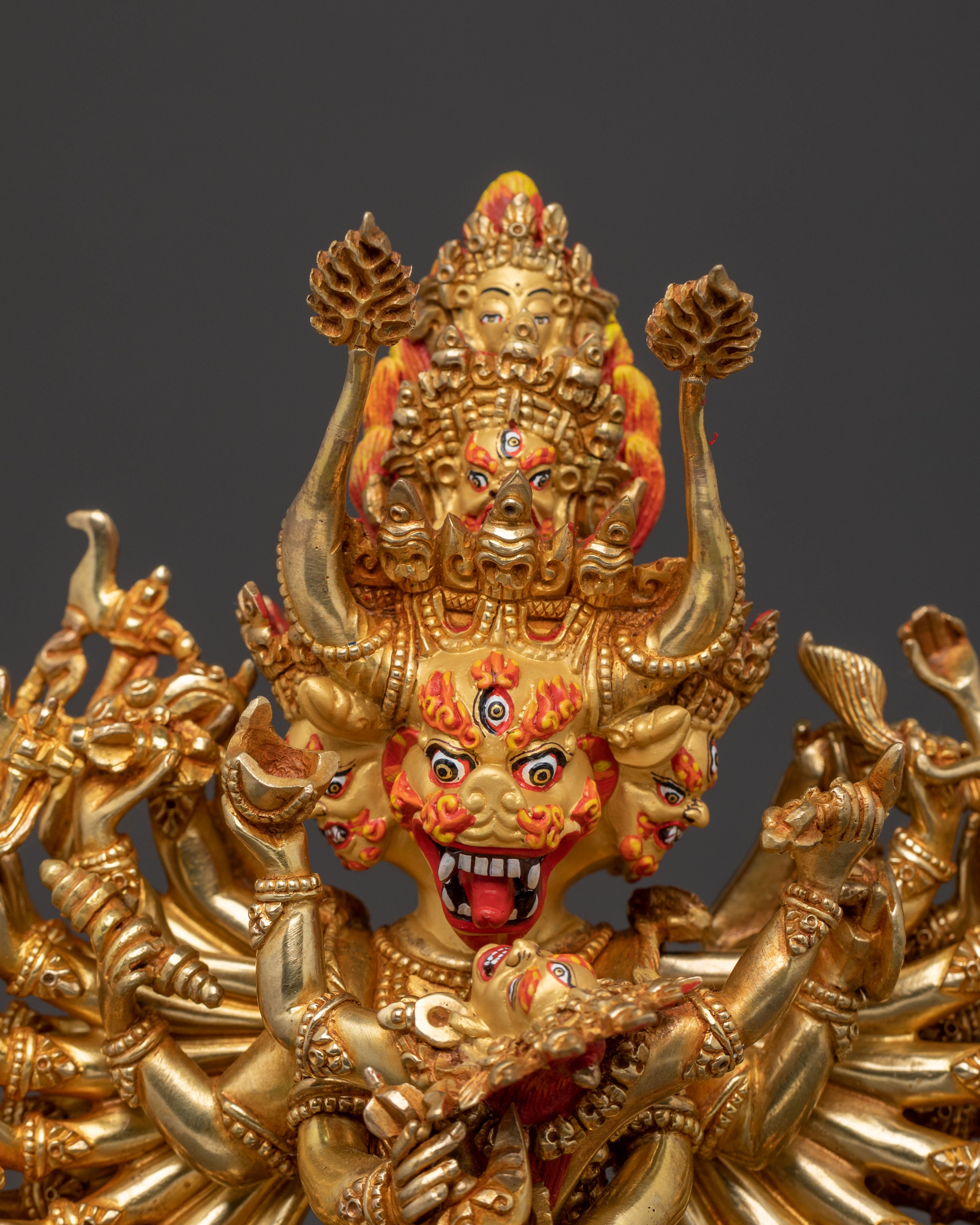 Yamantaka Statue With Consort | Meditational Deity