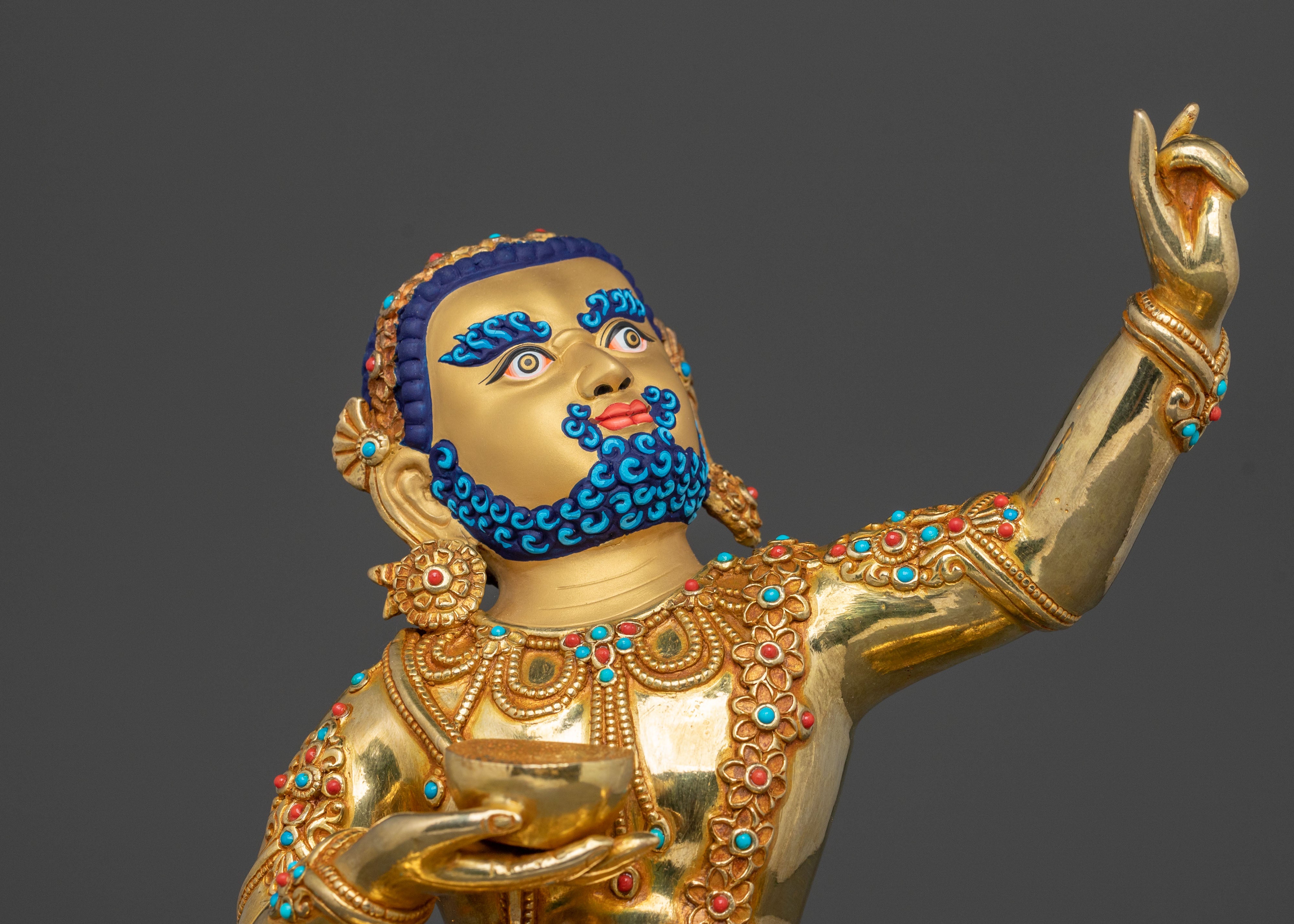 Virupa: 24K Gold Gilded Magnificent Statue