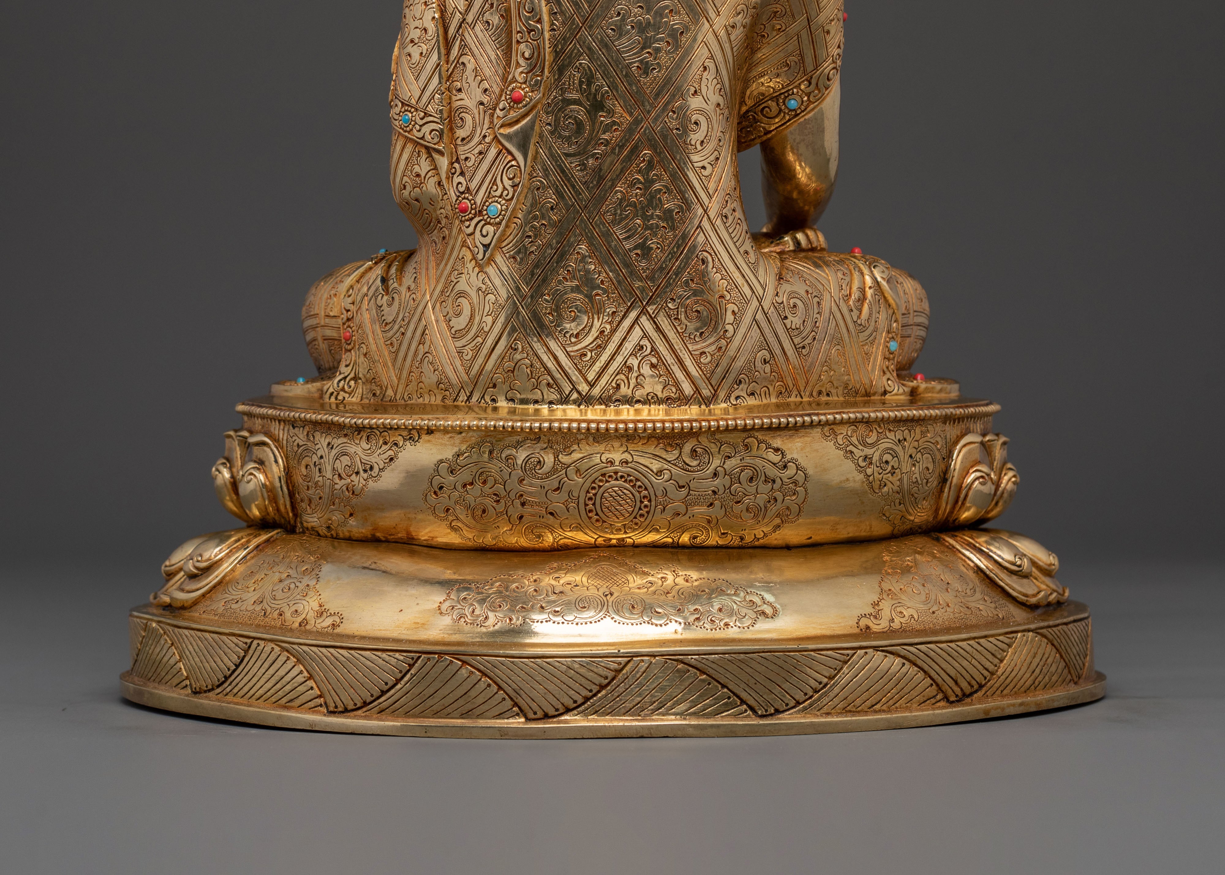 Shakyamuni Buddha Seated Figurine | Sacred Statue