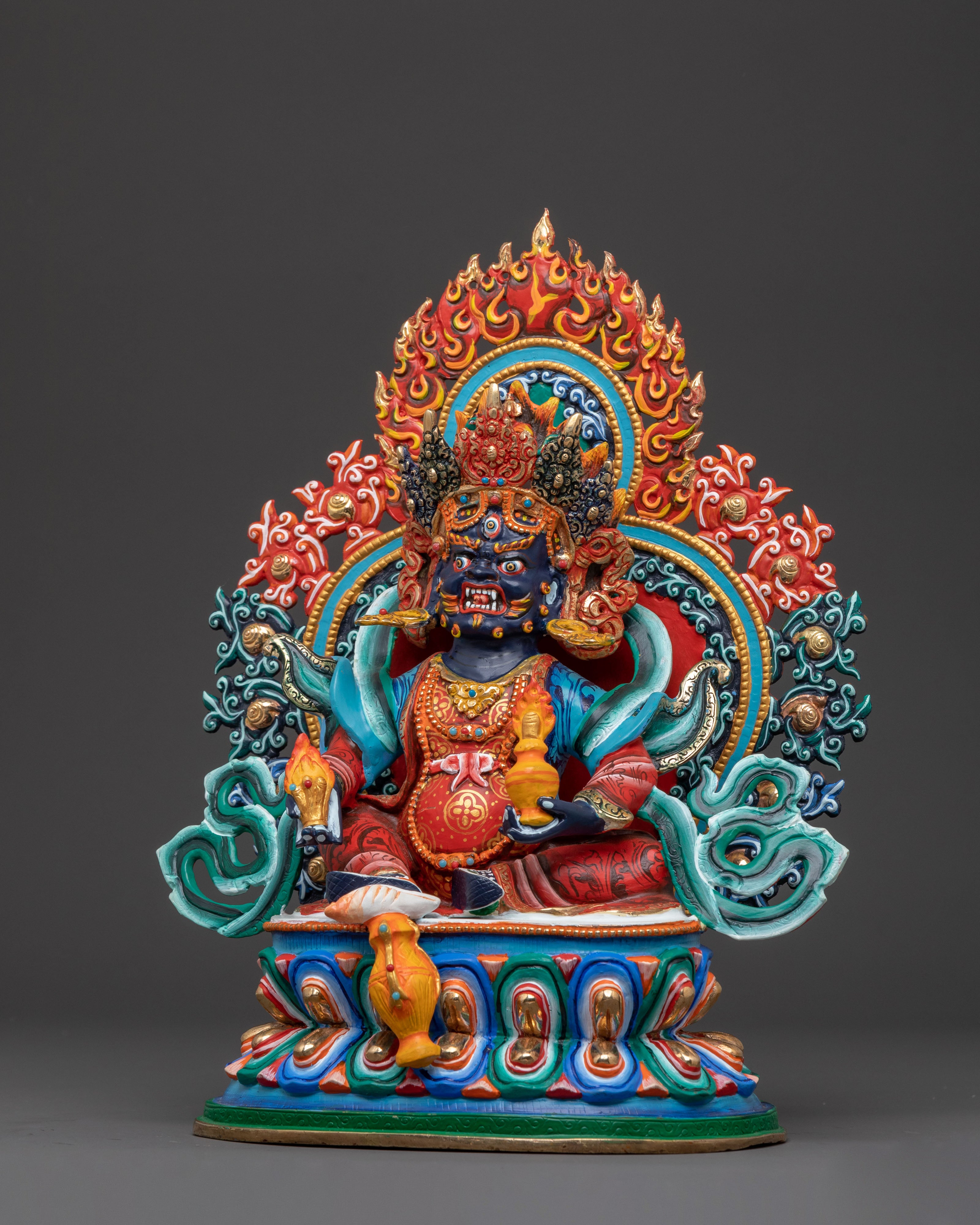 Shanglon Dorje Dudul Buddhist Statue – Handcrafted Devotion