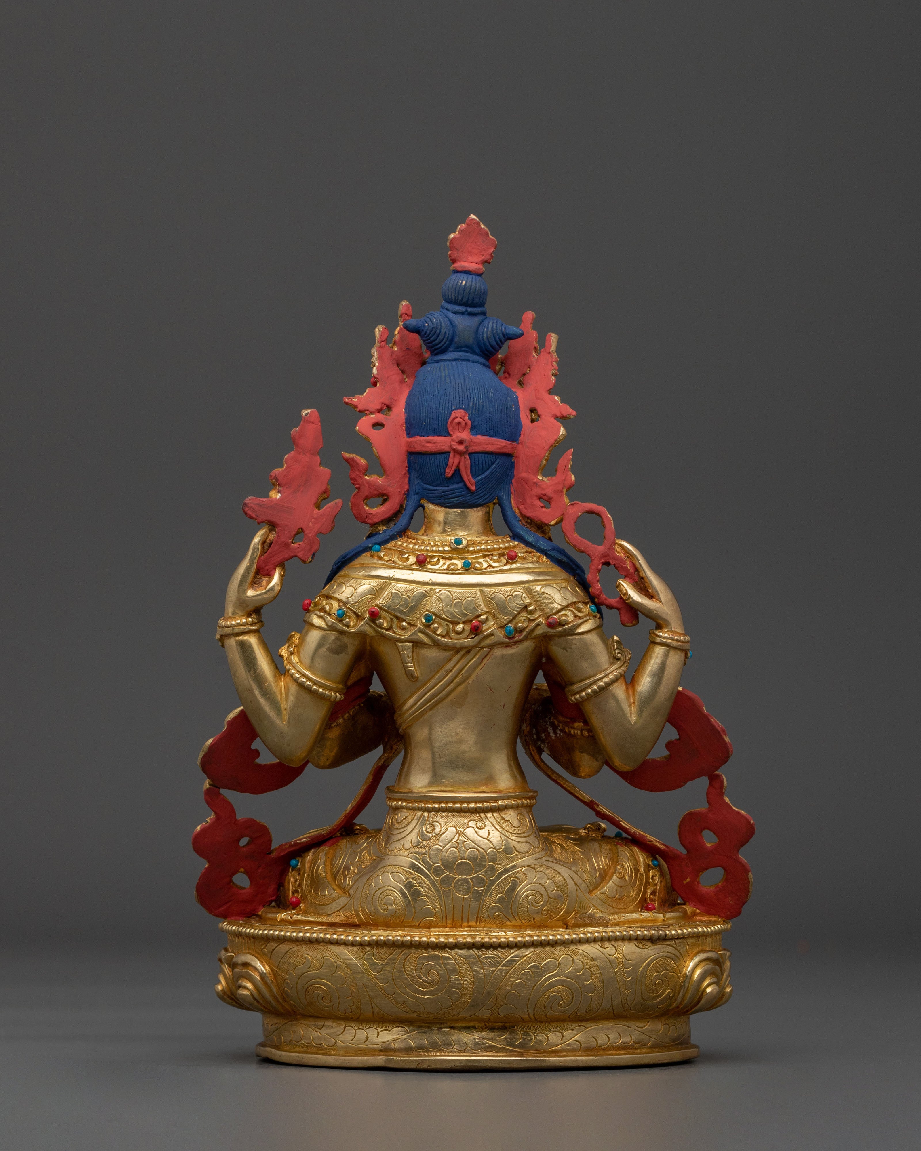 Avalokiteshvara Sculpture | Tibetan Buddhist Figurine