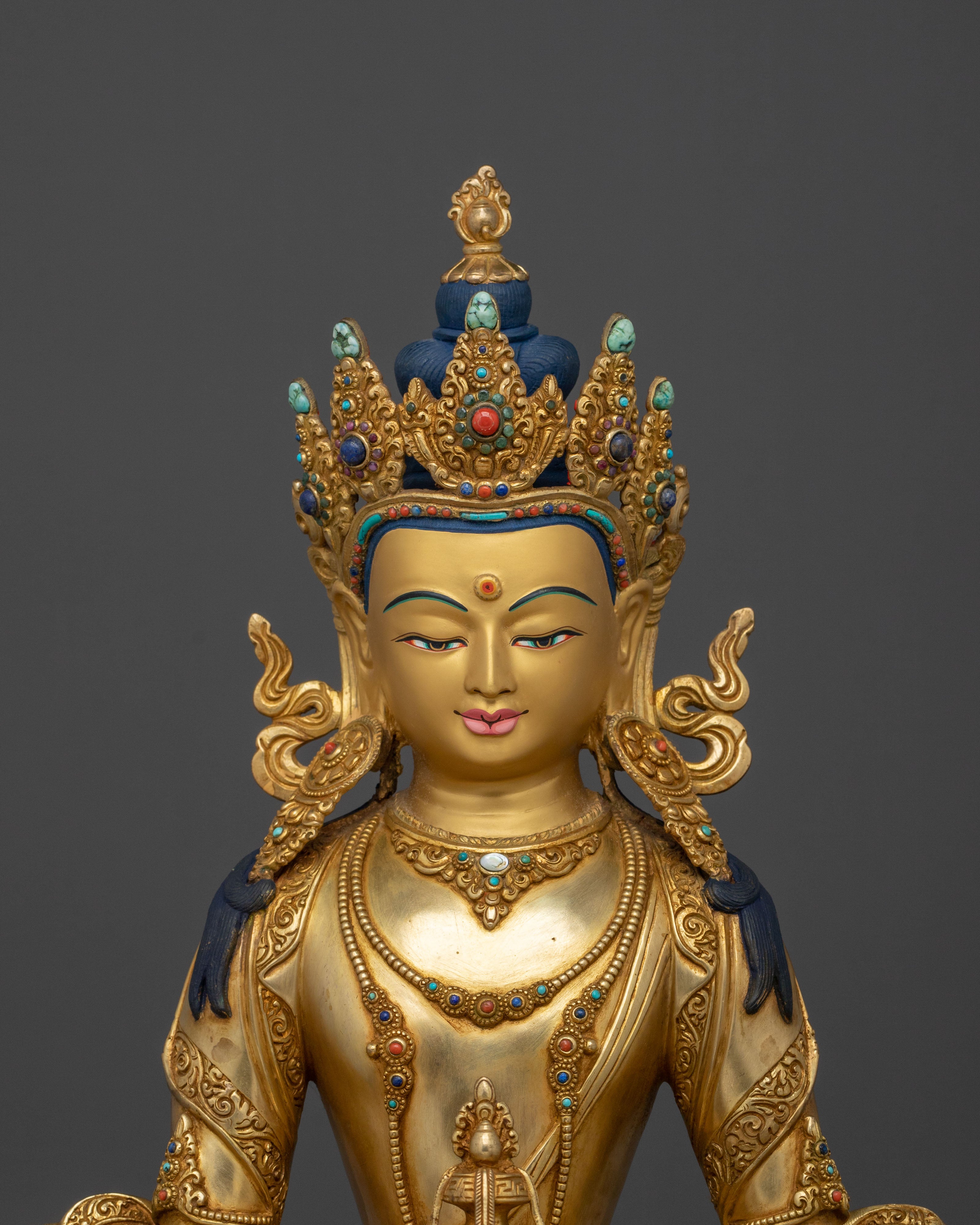Handmade Amitayus Statue | Long Life Deity