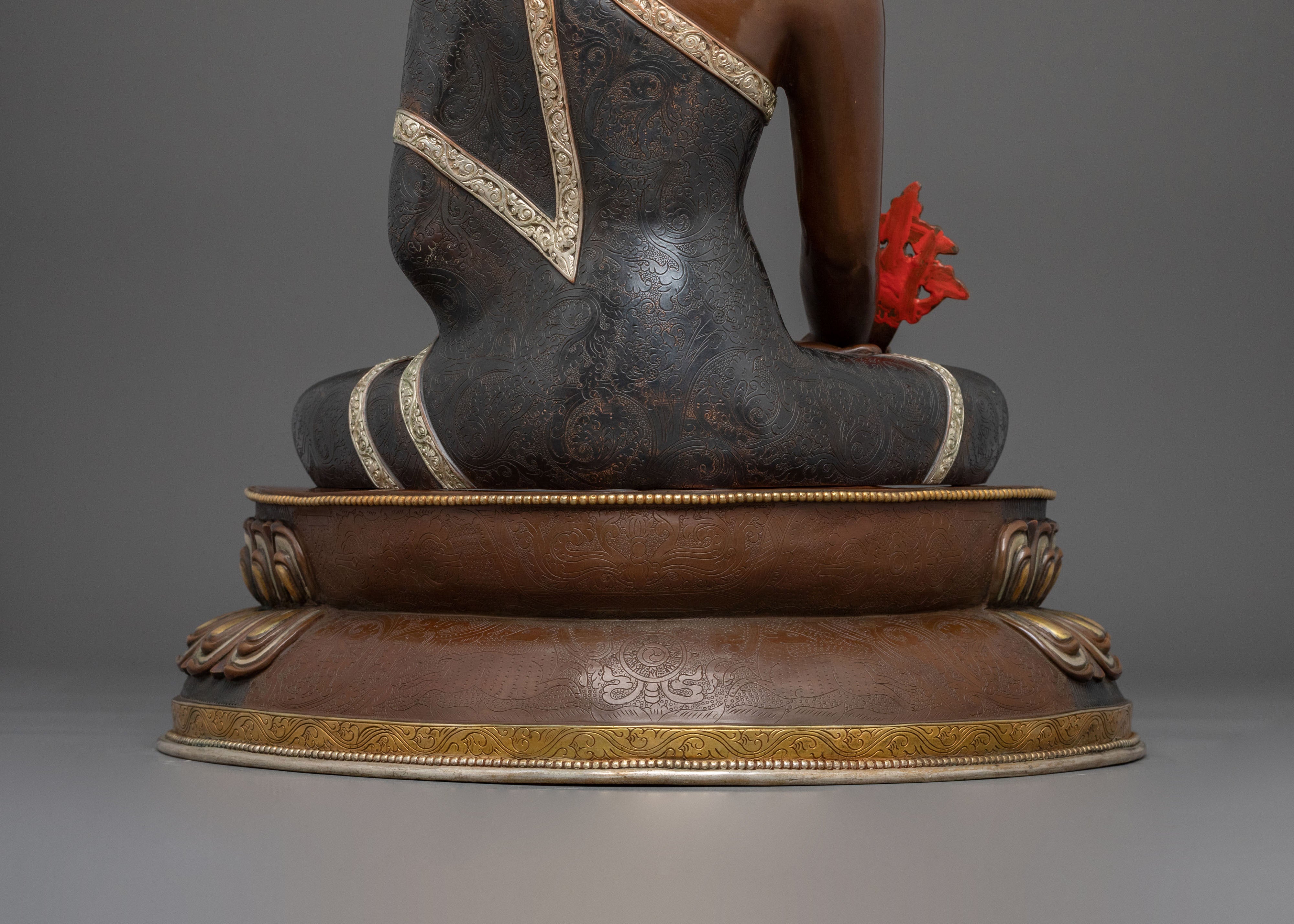 Bhaisajyaguru Statue for Altar | Tibetan Buddhist Himalayan Artwork