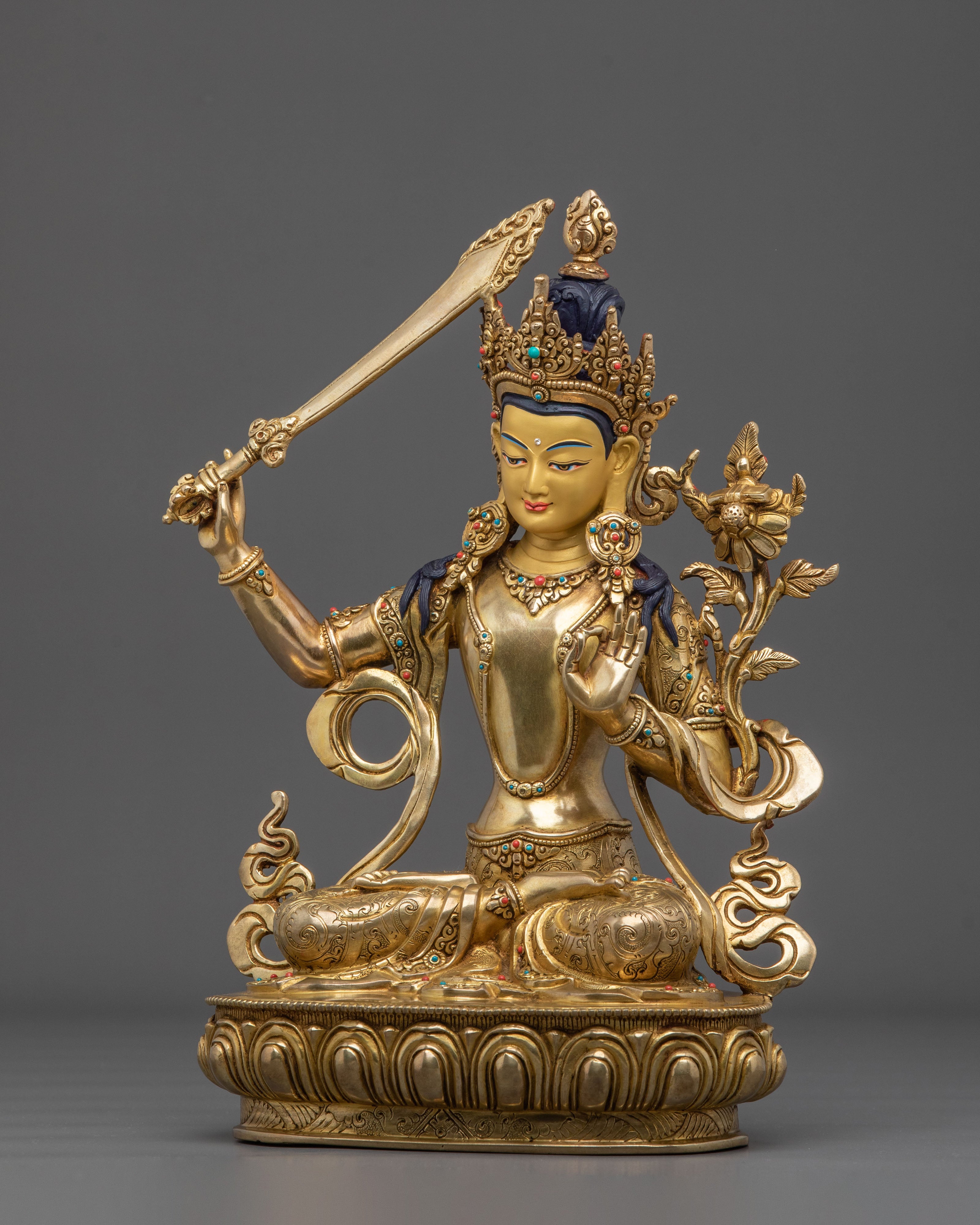 Manjushri Bodhisattva of Insight Statue | Bodhisattva of Insight and Wisdom
