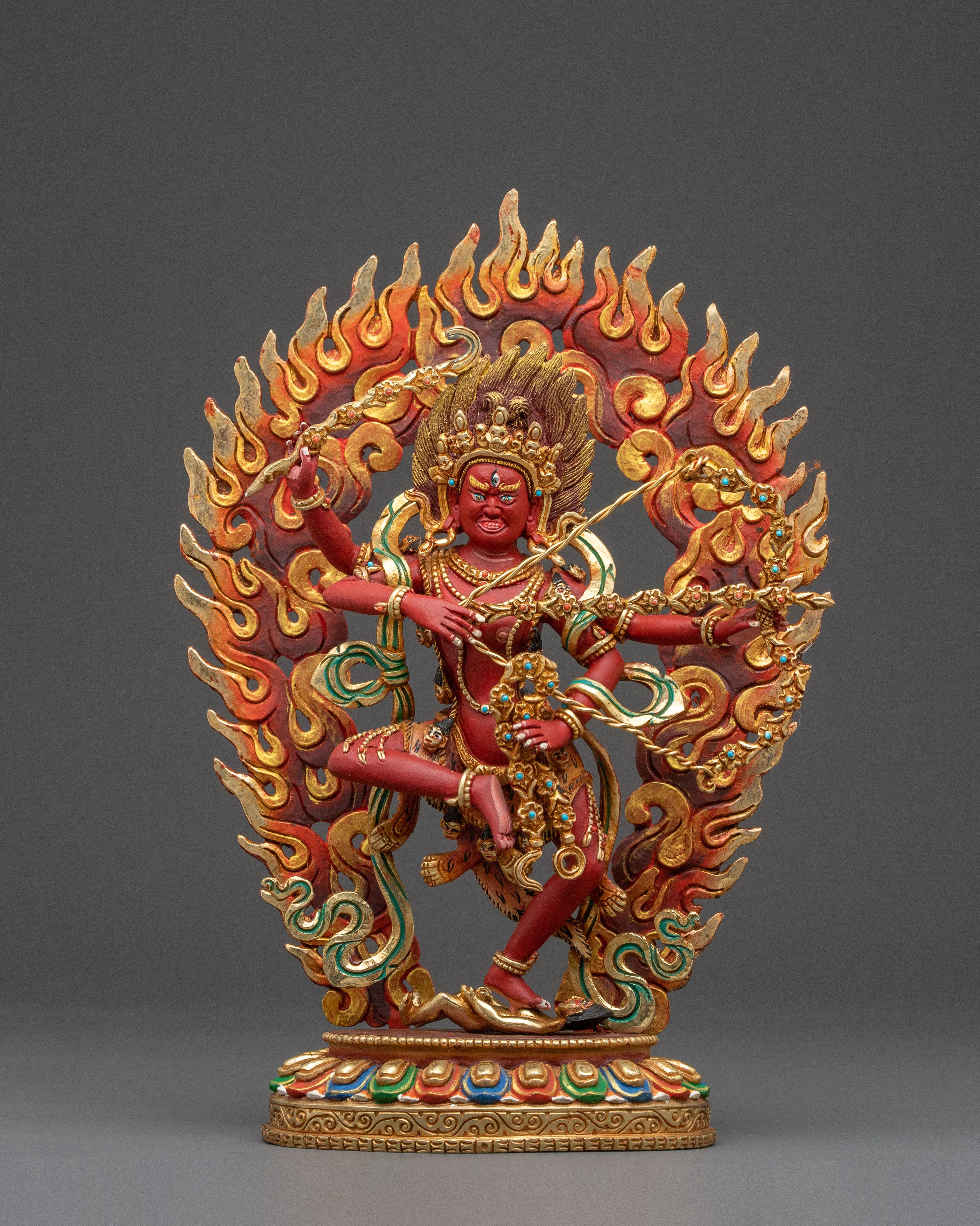 Kurukulla Wrathful Dakini Sacred Statue | Buddhist Decor