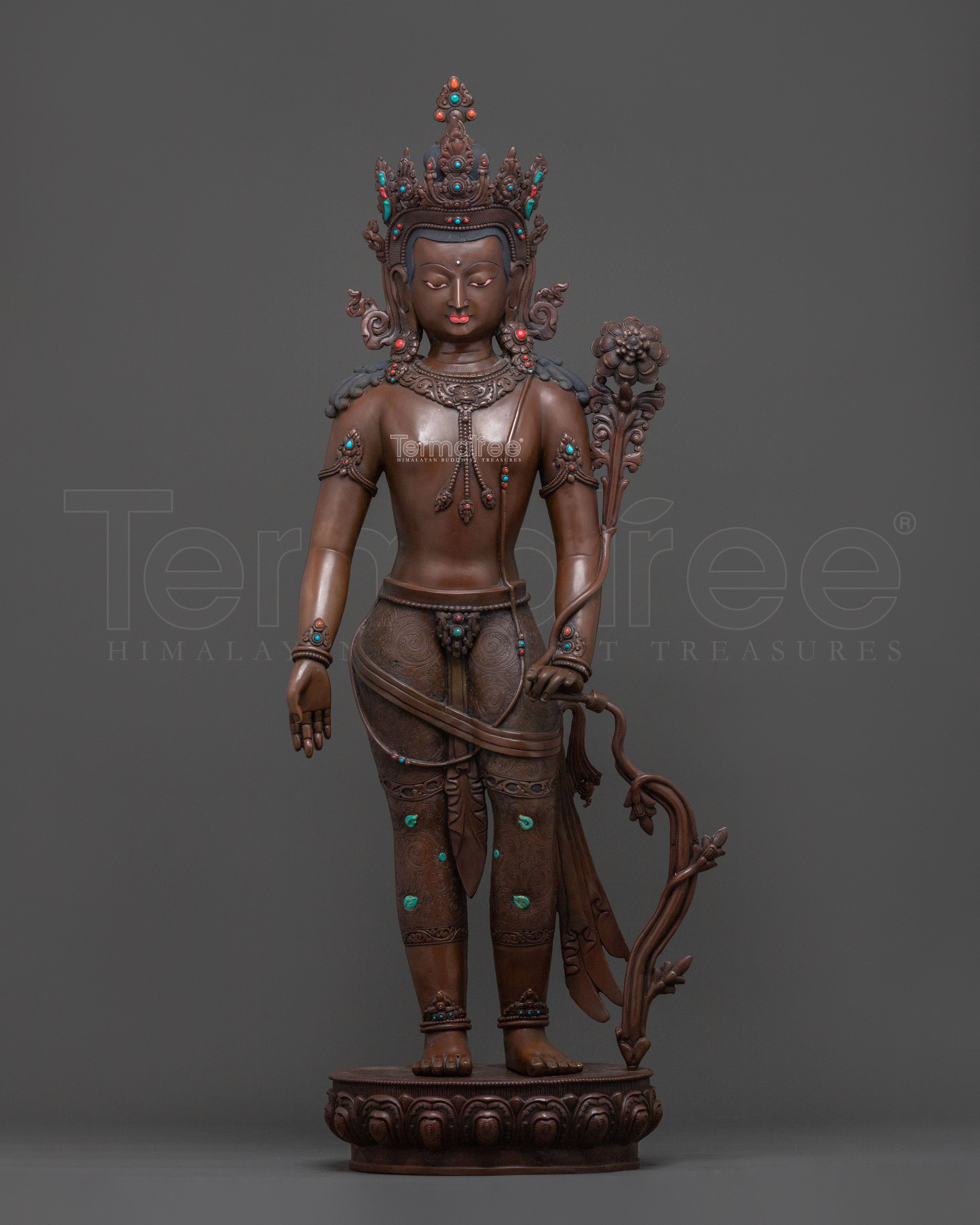 Padmapani Statue of Compassion | Bodhisattva of Mercy and Wisdom