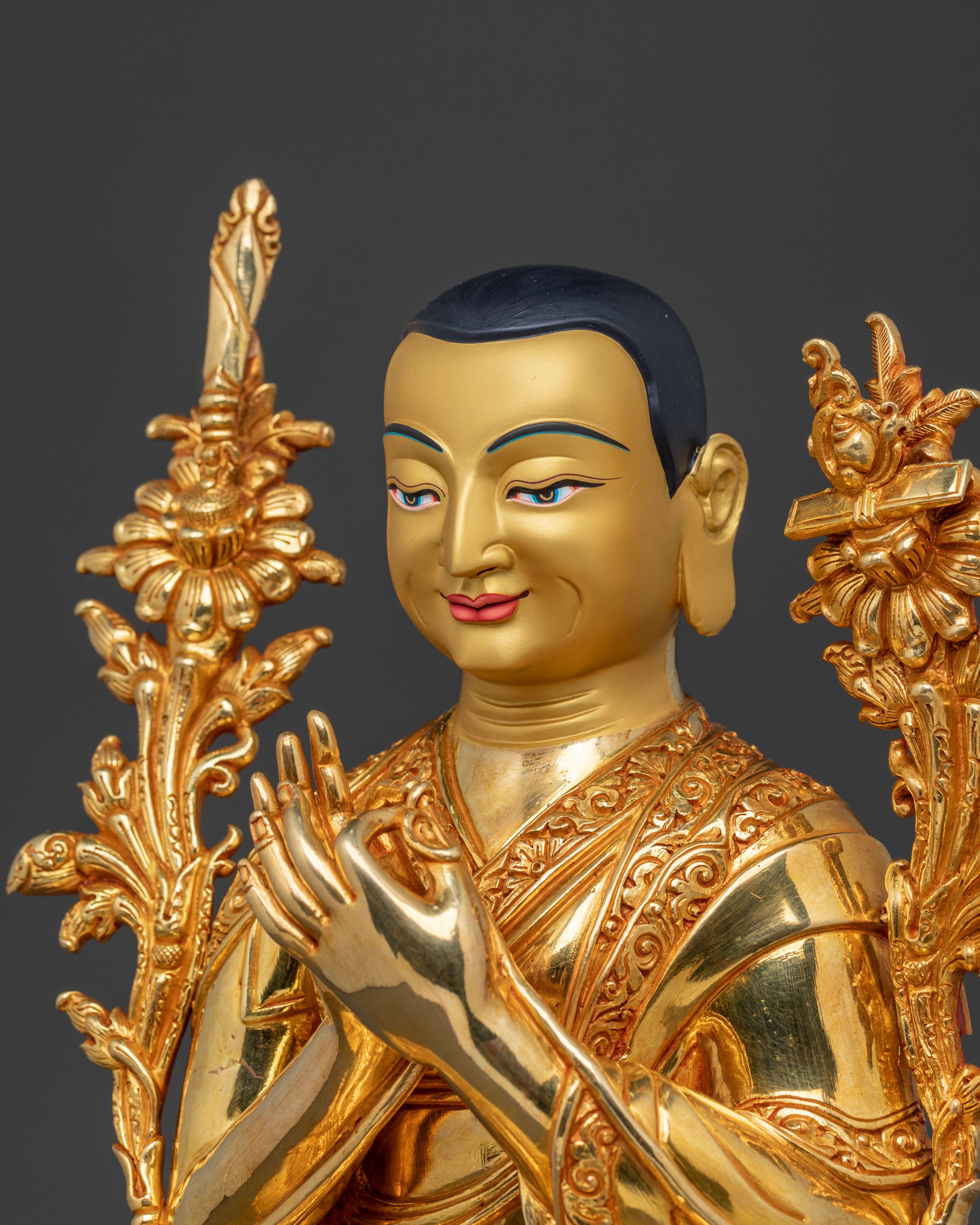Handcrafted Tsongkhapa Statue | Traditional Figurine