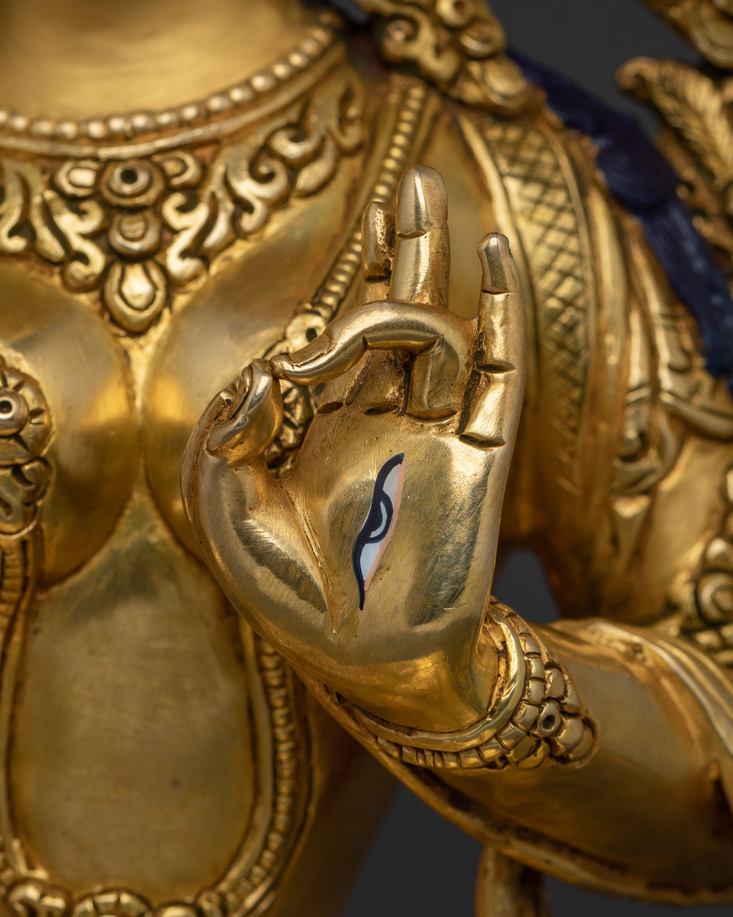 White Tara: Himalayan Buddhist Sacred Figurine