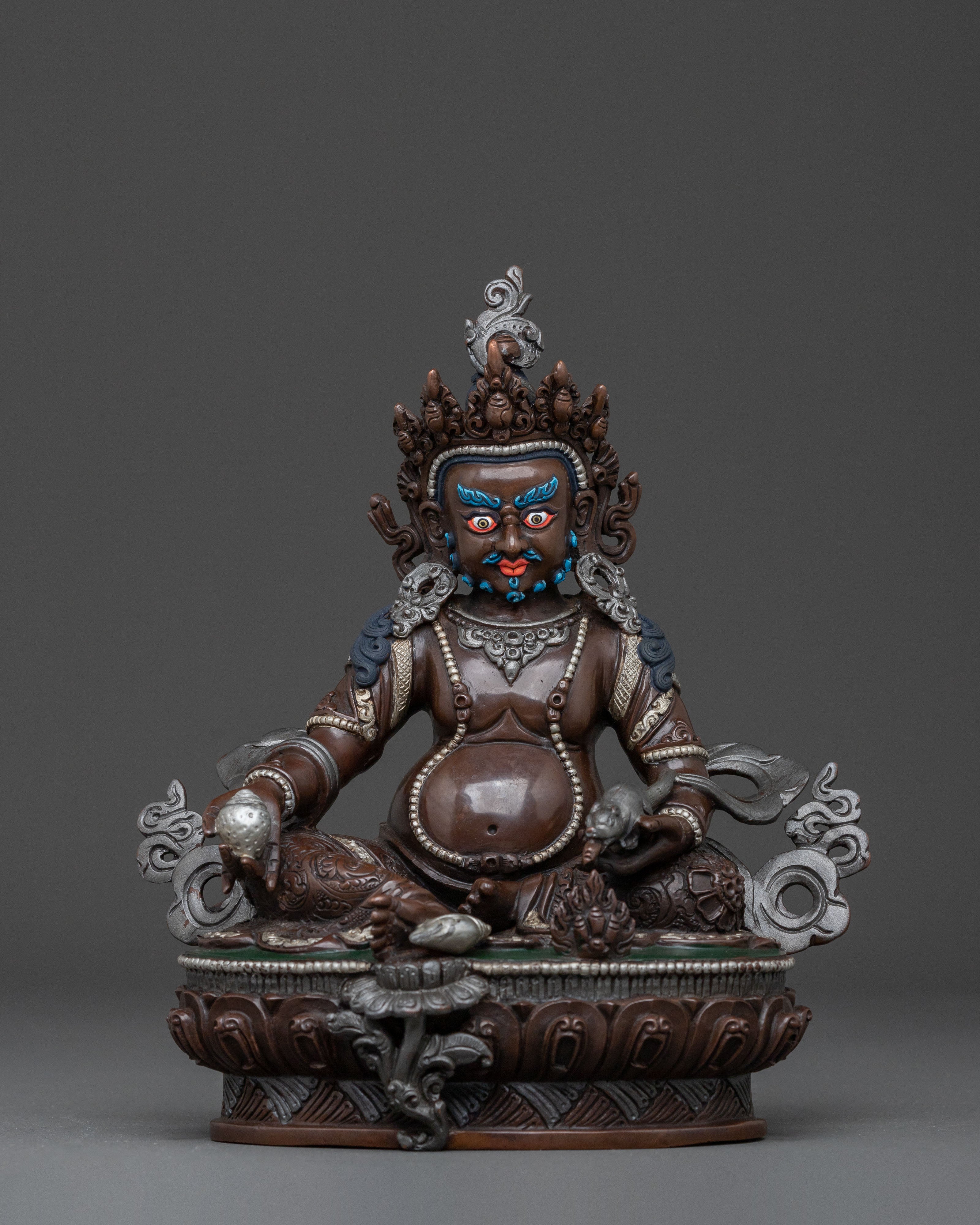 Buddhist Wealth God Dzambhala Statue | Spiritual Decor