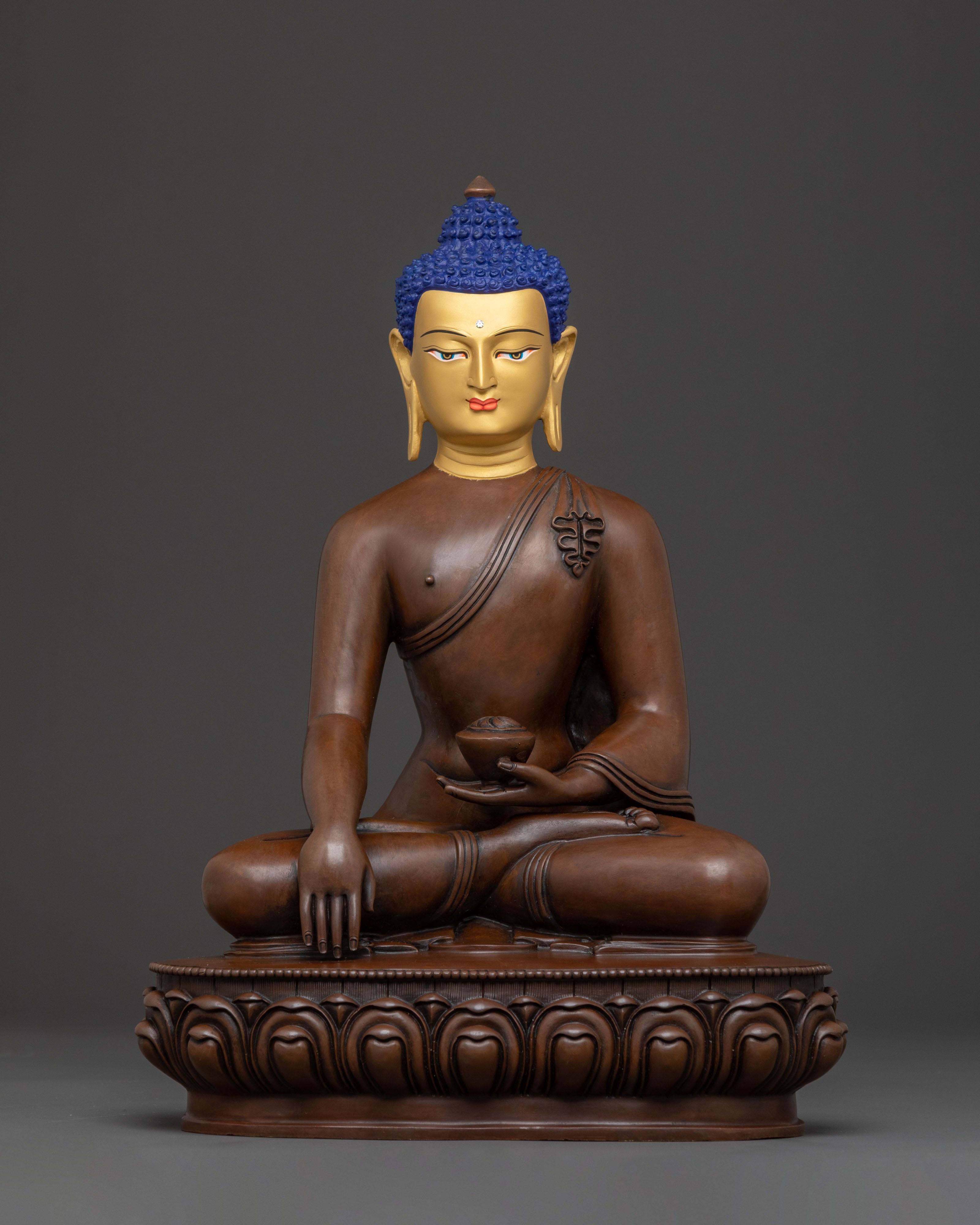 Handcrafted Enlightened Shakyamuni Buddha Statue