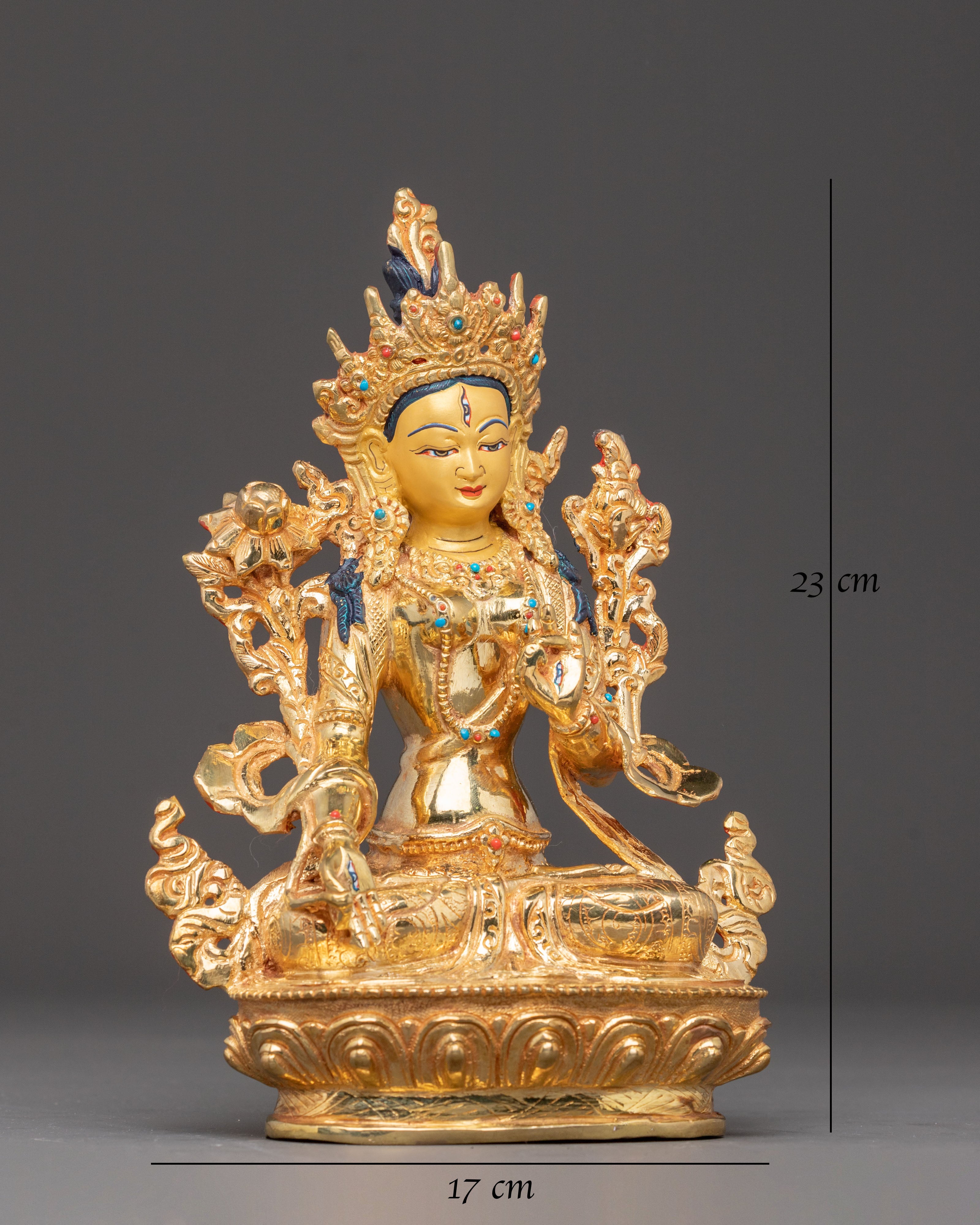 White Tara Statue: Goddess of Healing