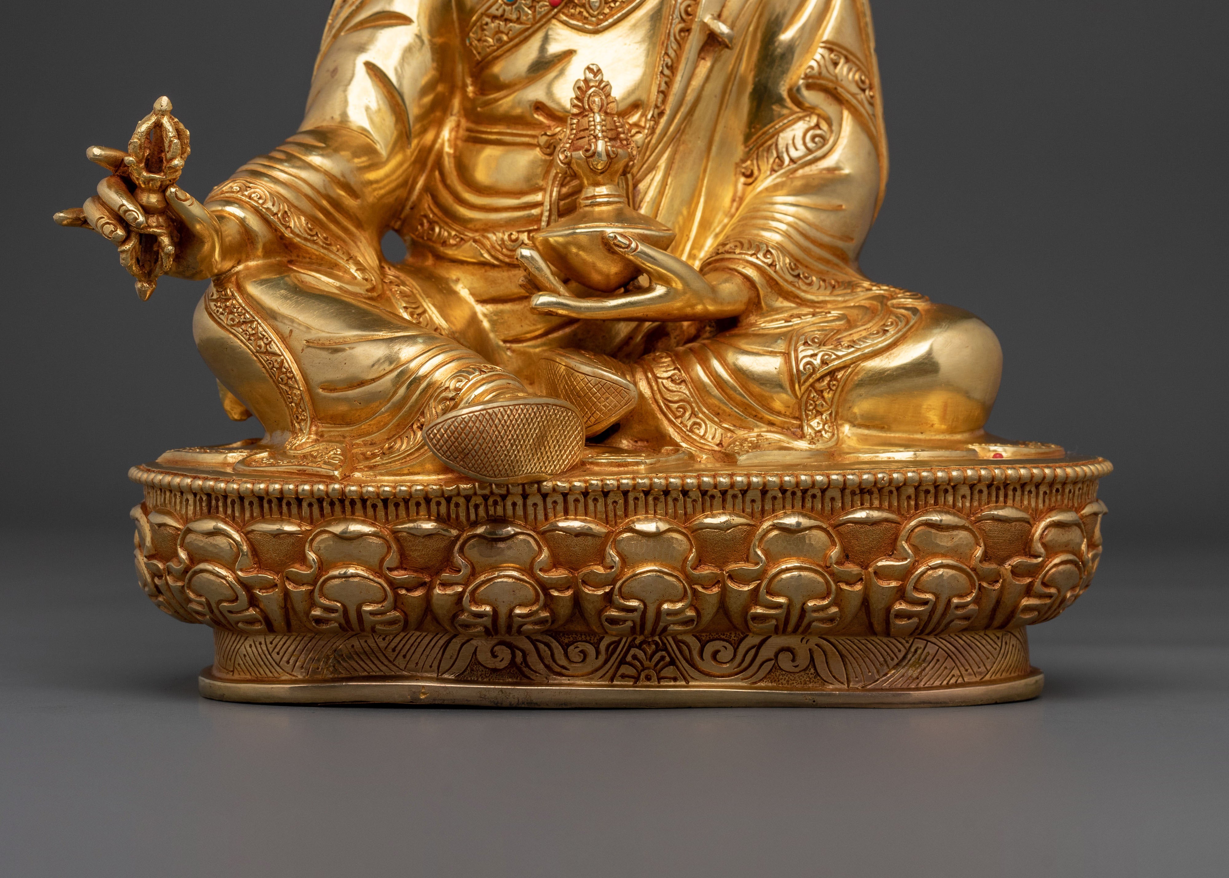 Tibetan Buddhist Guru Rinpoche Statue | | Tibetan Buddhist Master