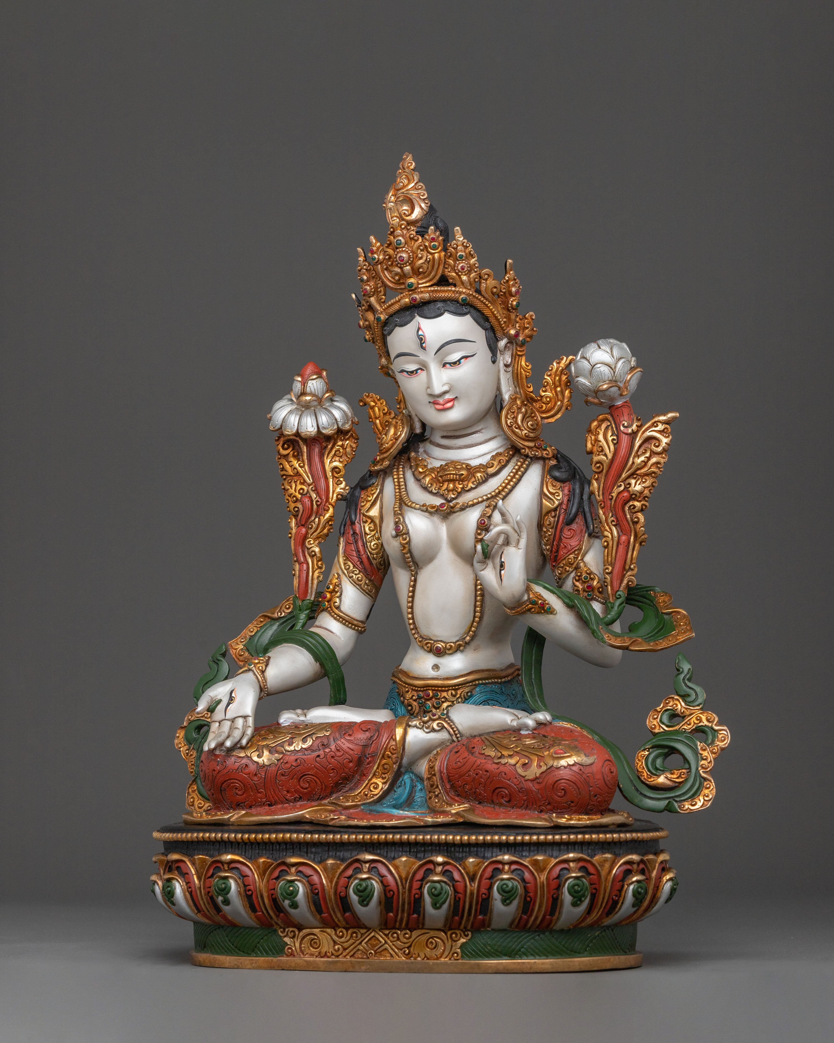 White Tara Long Life Statue | Spiritual Healing