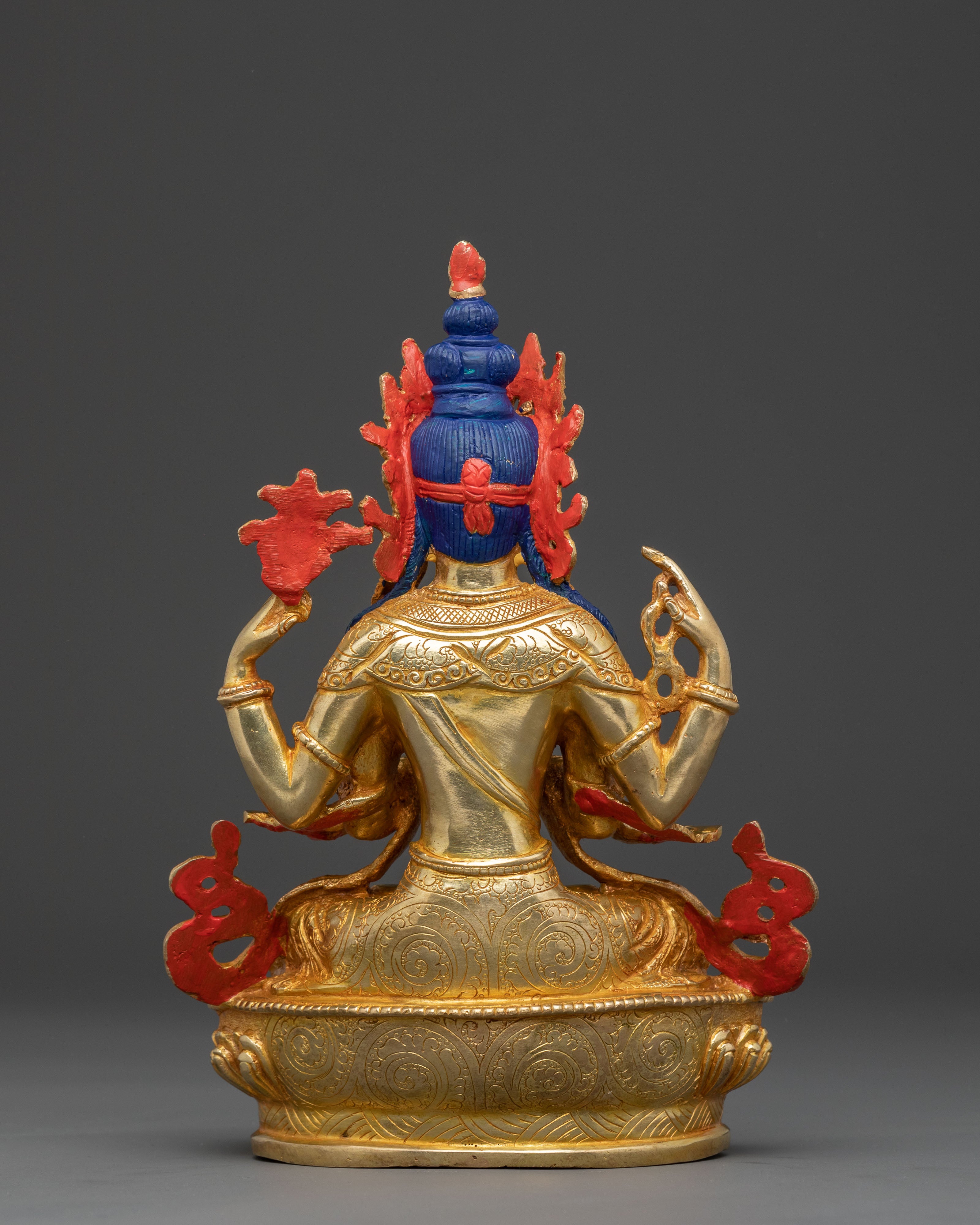 Compassionate Bodhisattva Chenrezig Spiritual Statue