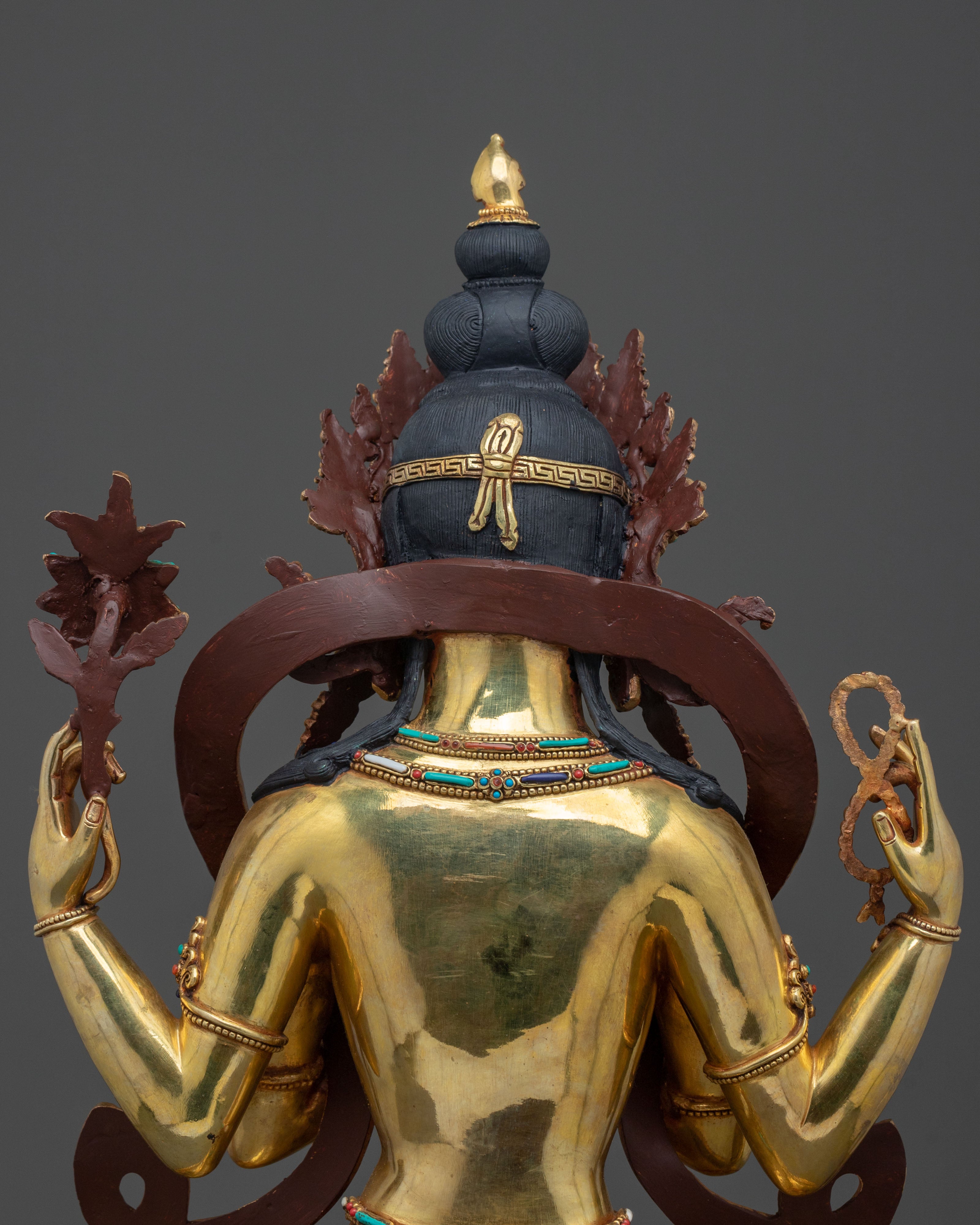 Tibetan Chenrezig Compassion Buddha Statue