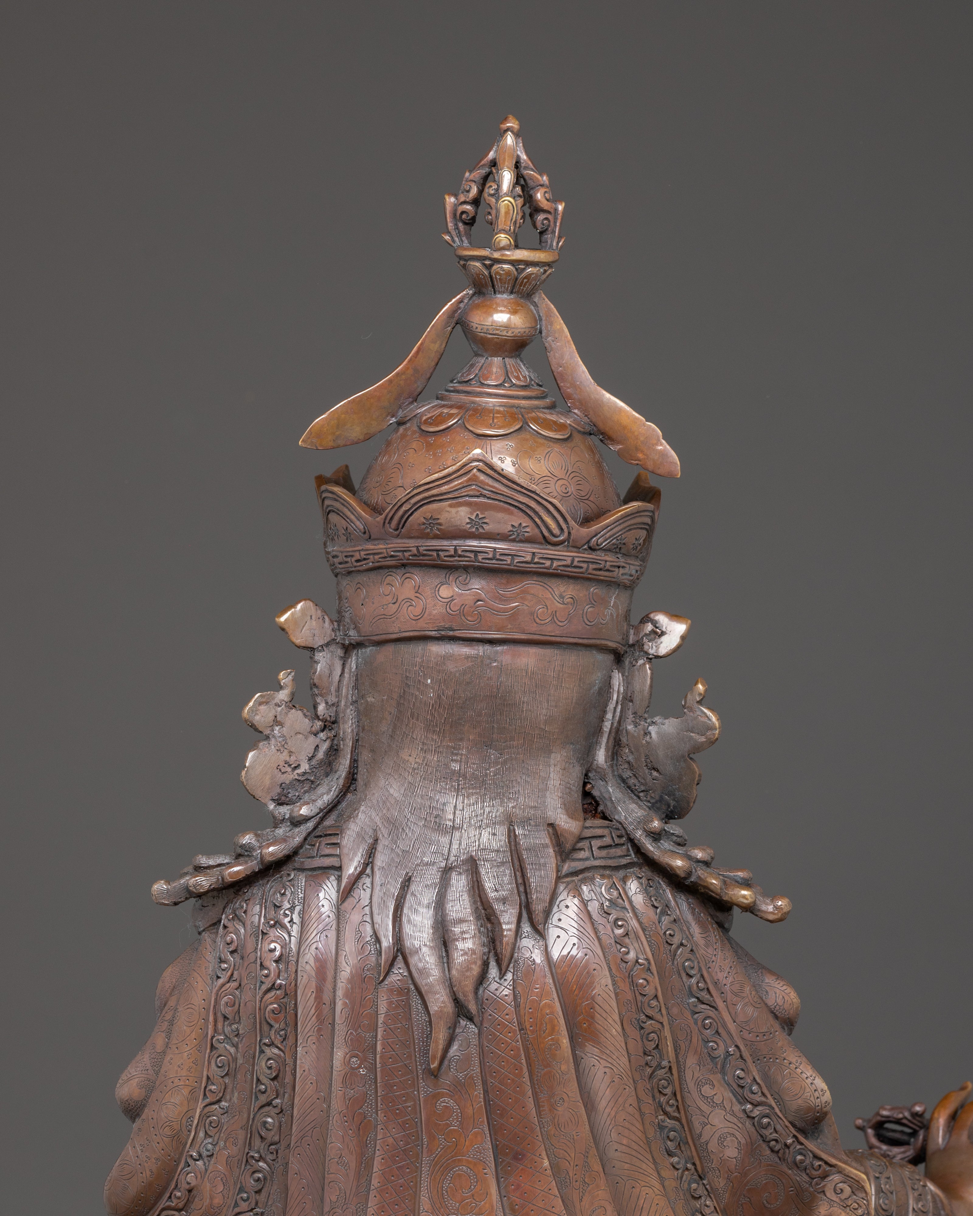 Handmade Guru Rinpoche Statue of Blessing and Power | Padmasambhava Artwork