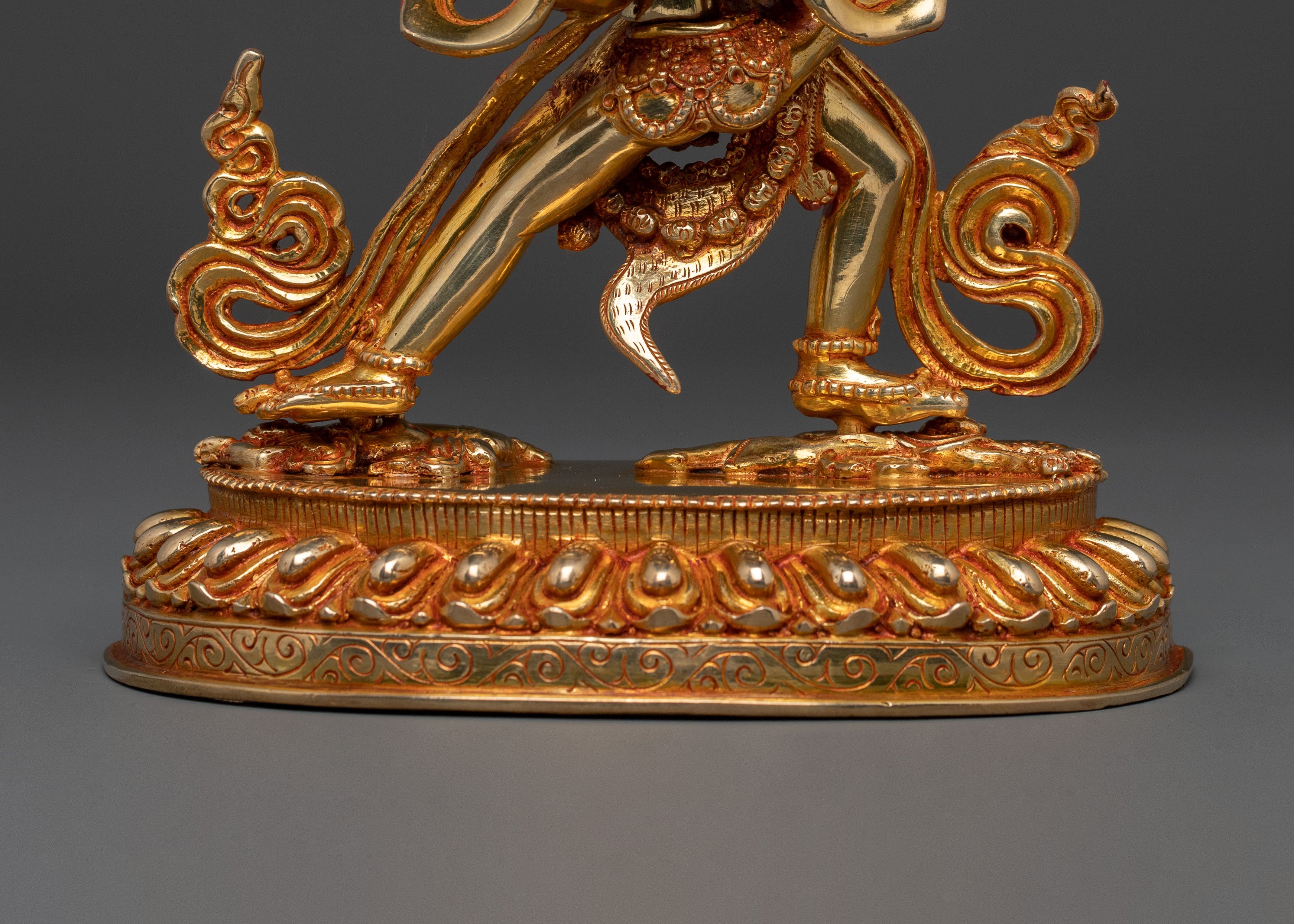 Chakrasamvara Sacred Golden Statue | Home Decor