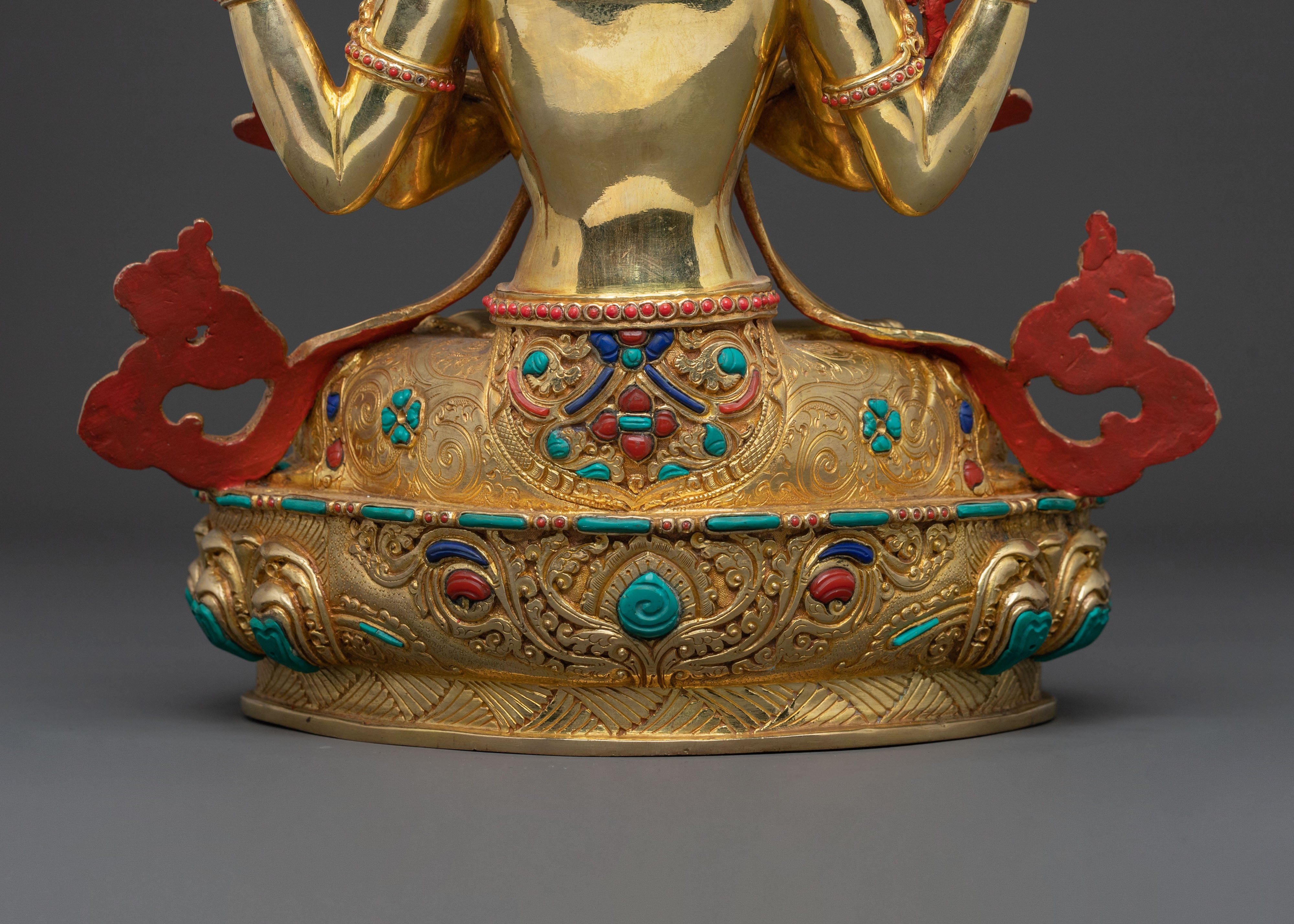Four-Arms Chenrezig Compassion Statue | Sacred Icon