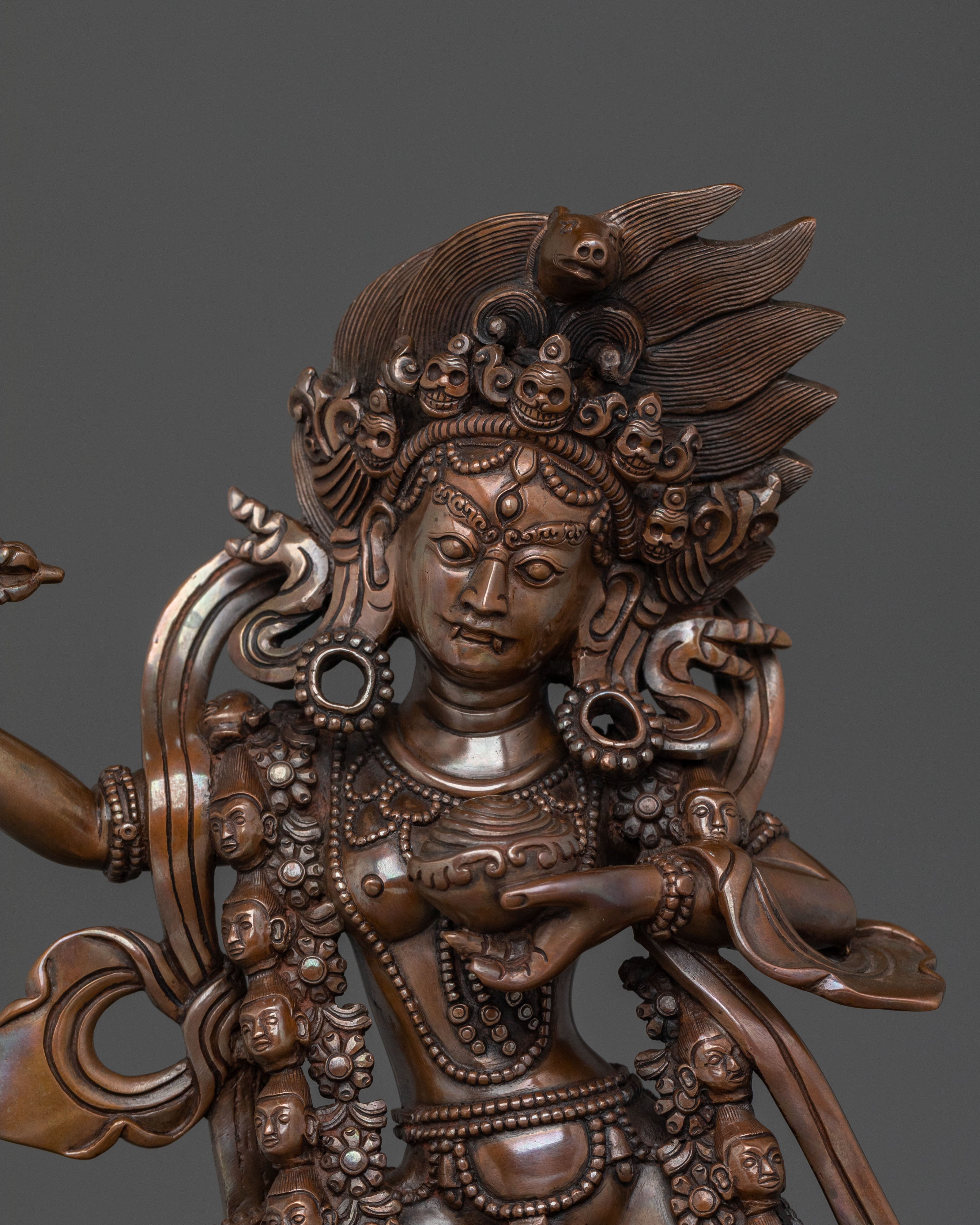 Handcrafted Dorje Phagmo Sacred Statue | Home Decor
