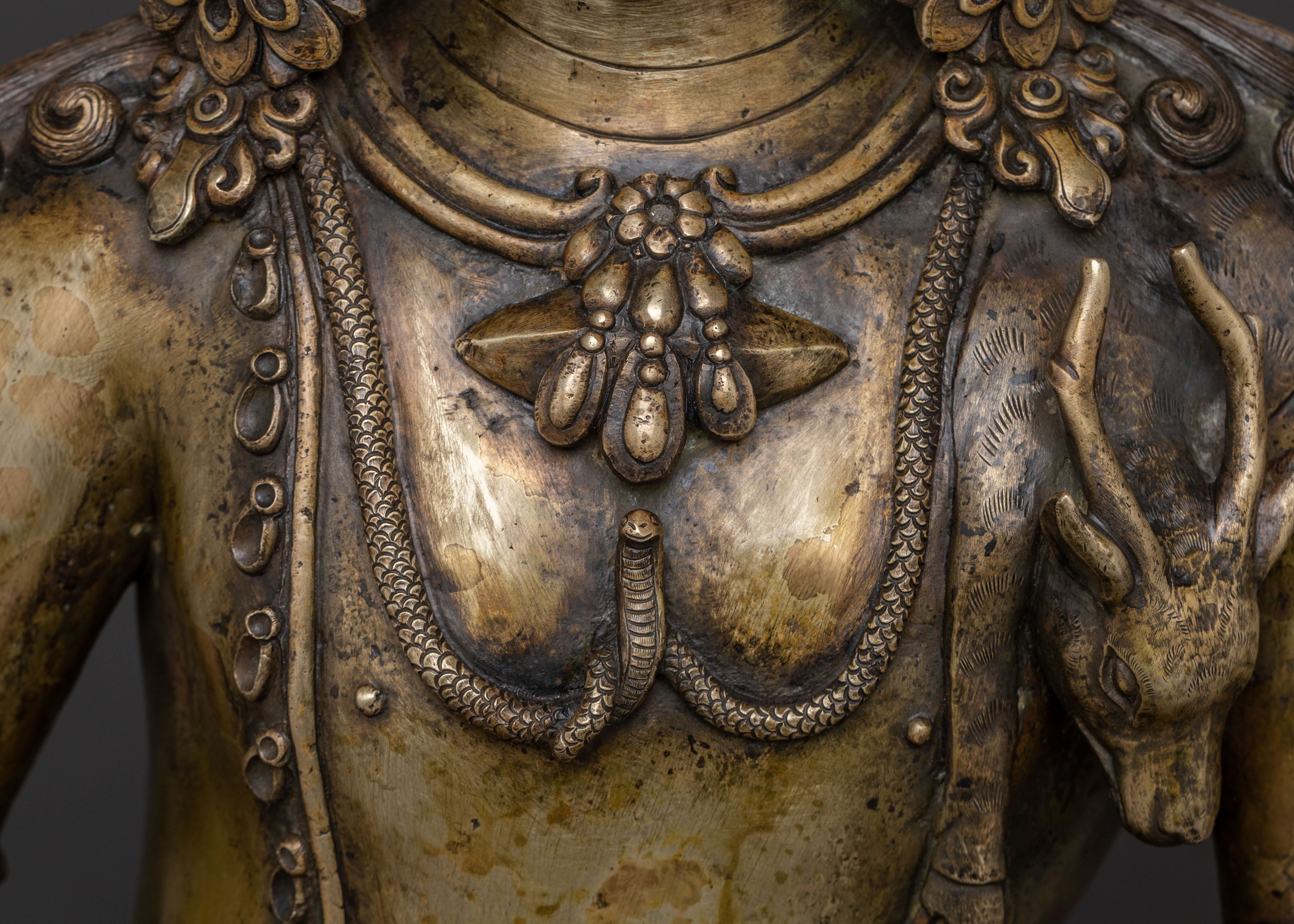 Padmapani Traditional Statue | Lotus-Bearing Bodhisattva