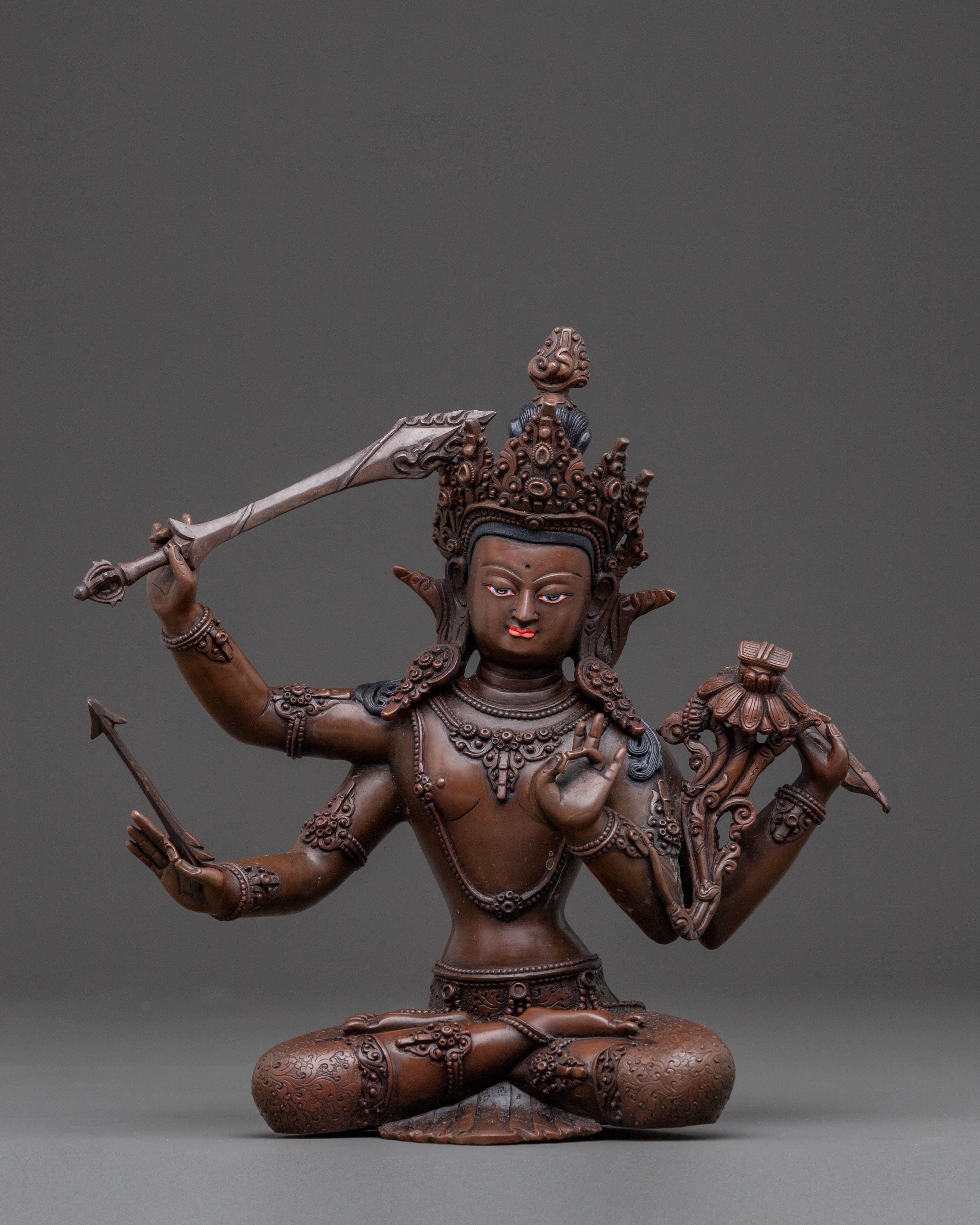 Maha Manjushri Sacred Statue