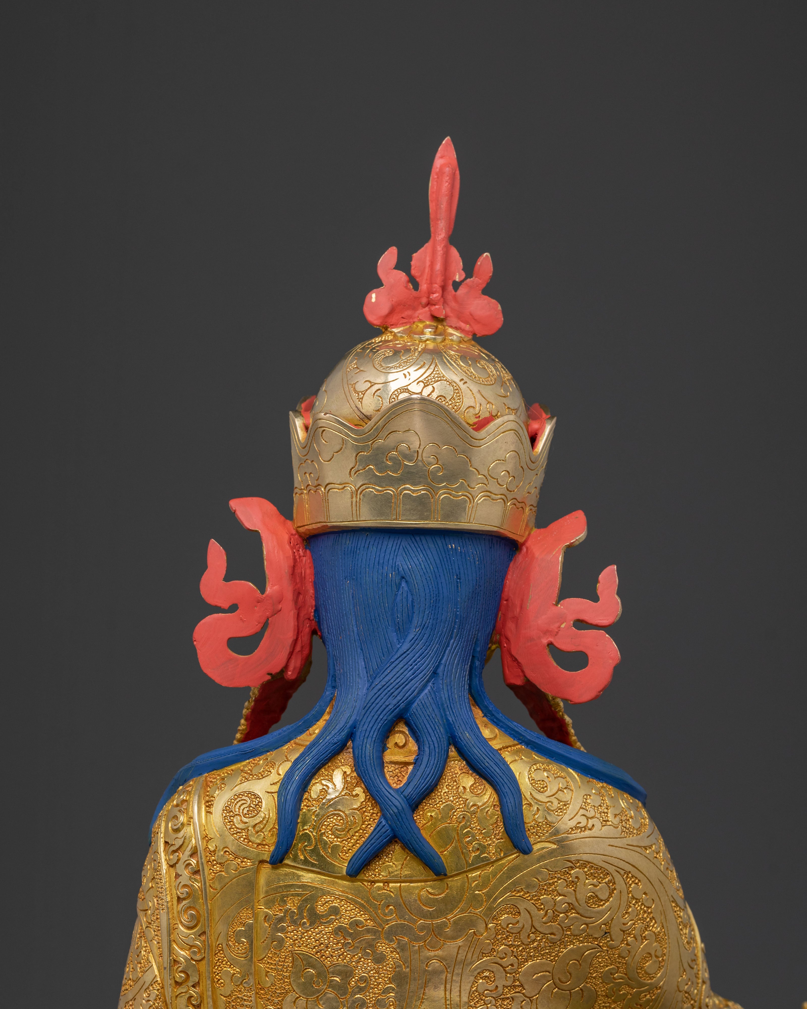 Precious Master: Guru Rinpoche Golden Sculpture