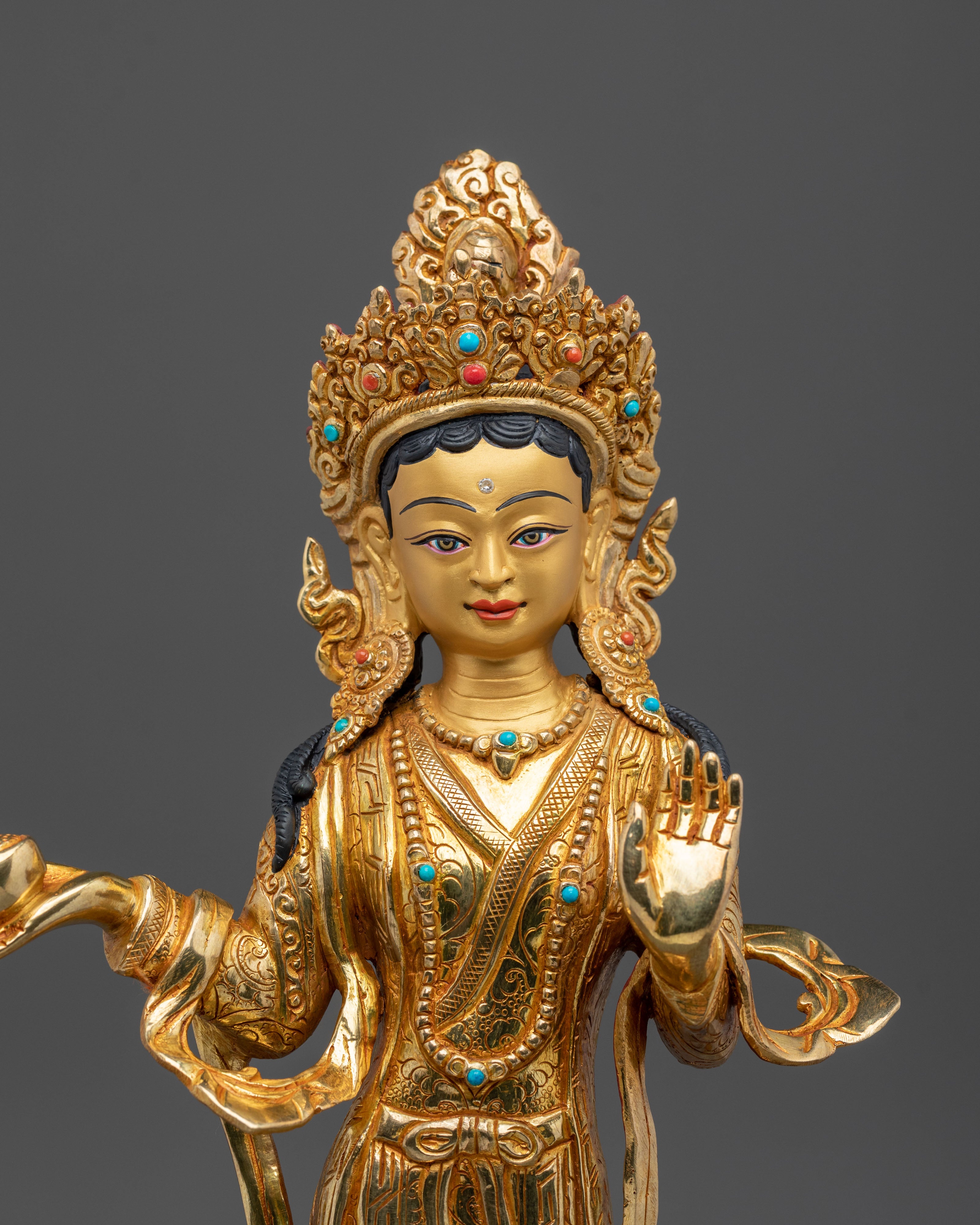 Yeshe Tsogyal and Mandarva Spiritual Figurine | Home Decor