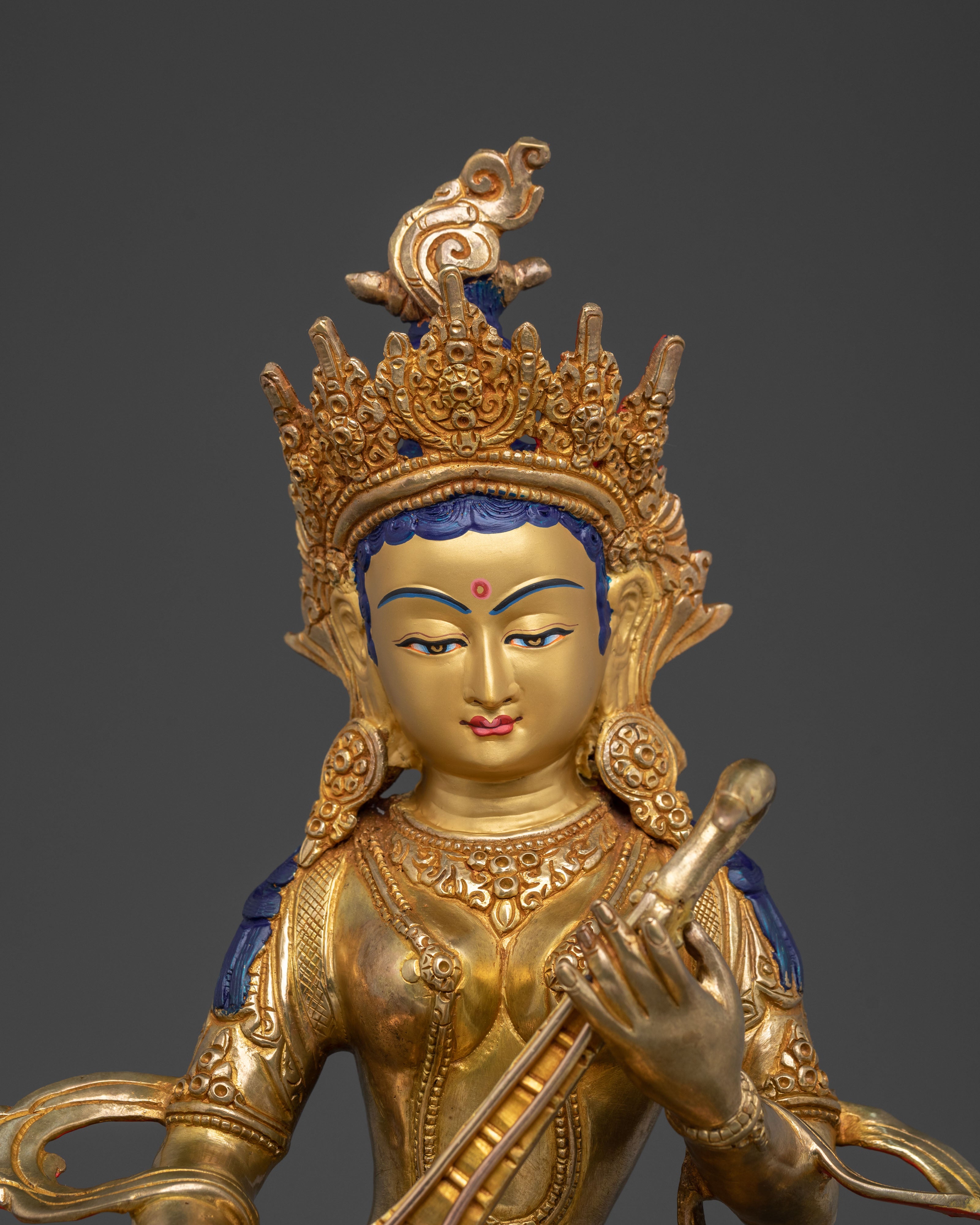 Goddess Saraswati Handcrafted Statue | Goddess of Wisdom