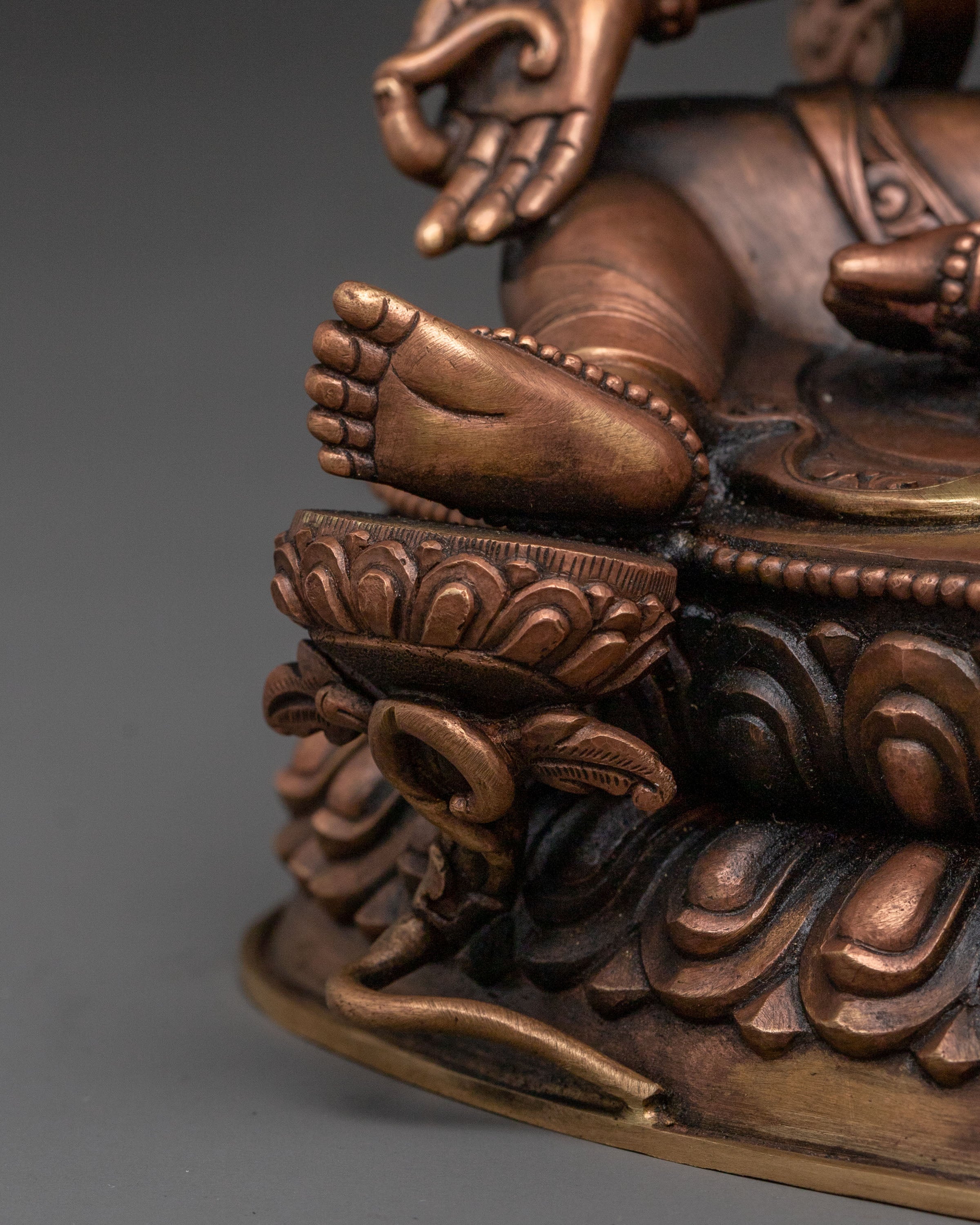 Handcrafted Green Tara Divine Statue | Mother Figure